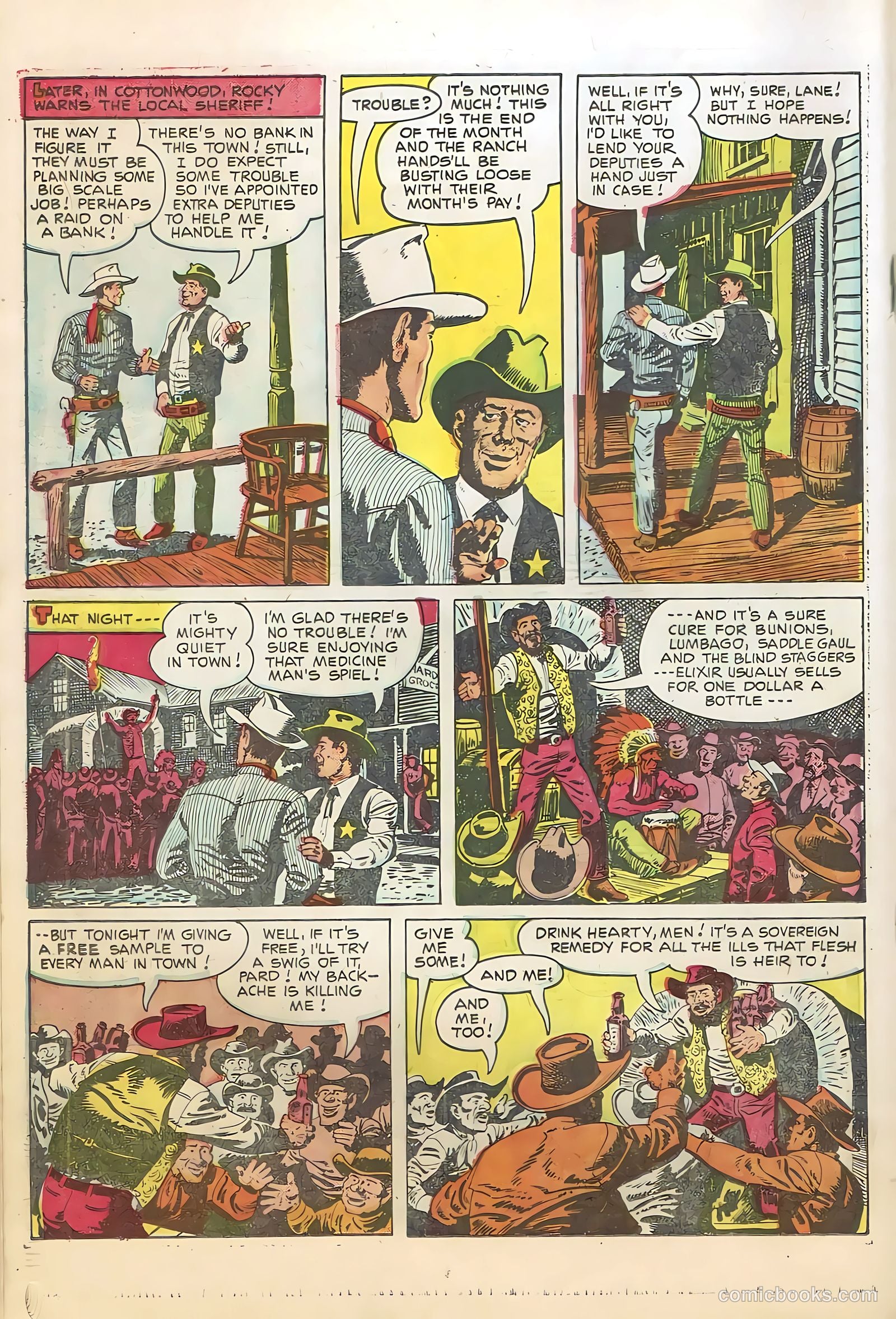 Rocky Lane Western #66 — page 18 of 36