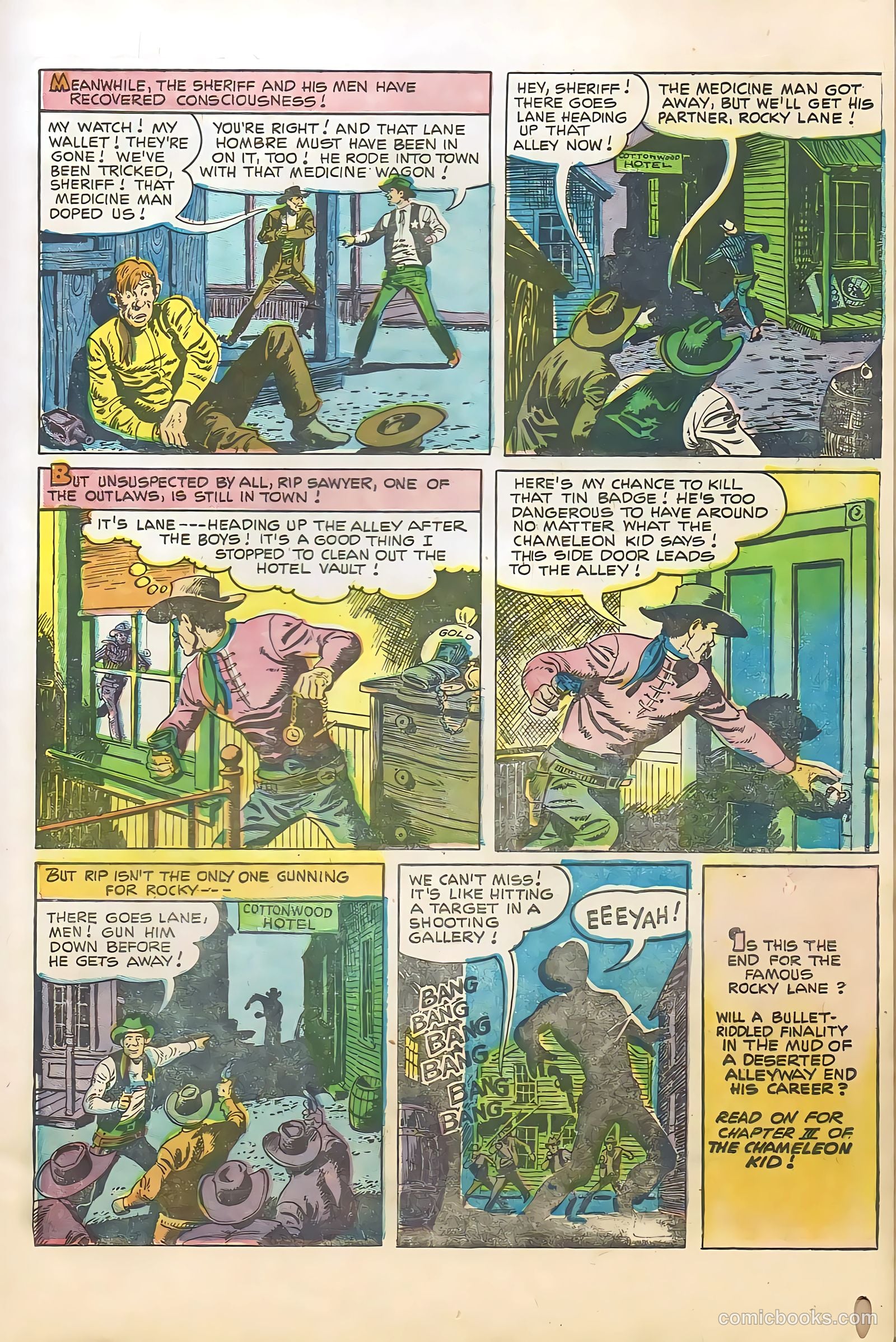Rocky Lane Western #66 — page 21 of 36