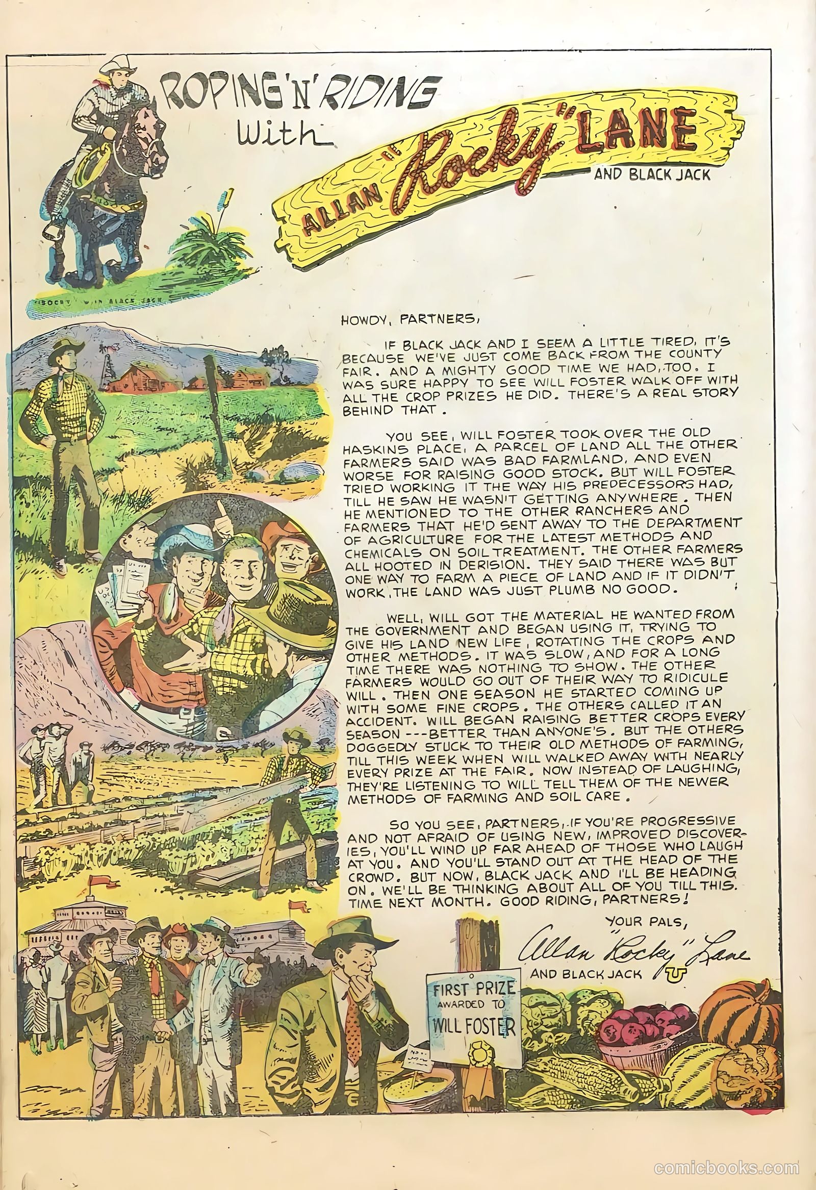 Rocky Lane Western #66 — page 22 of 36
