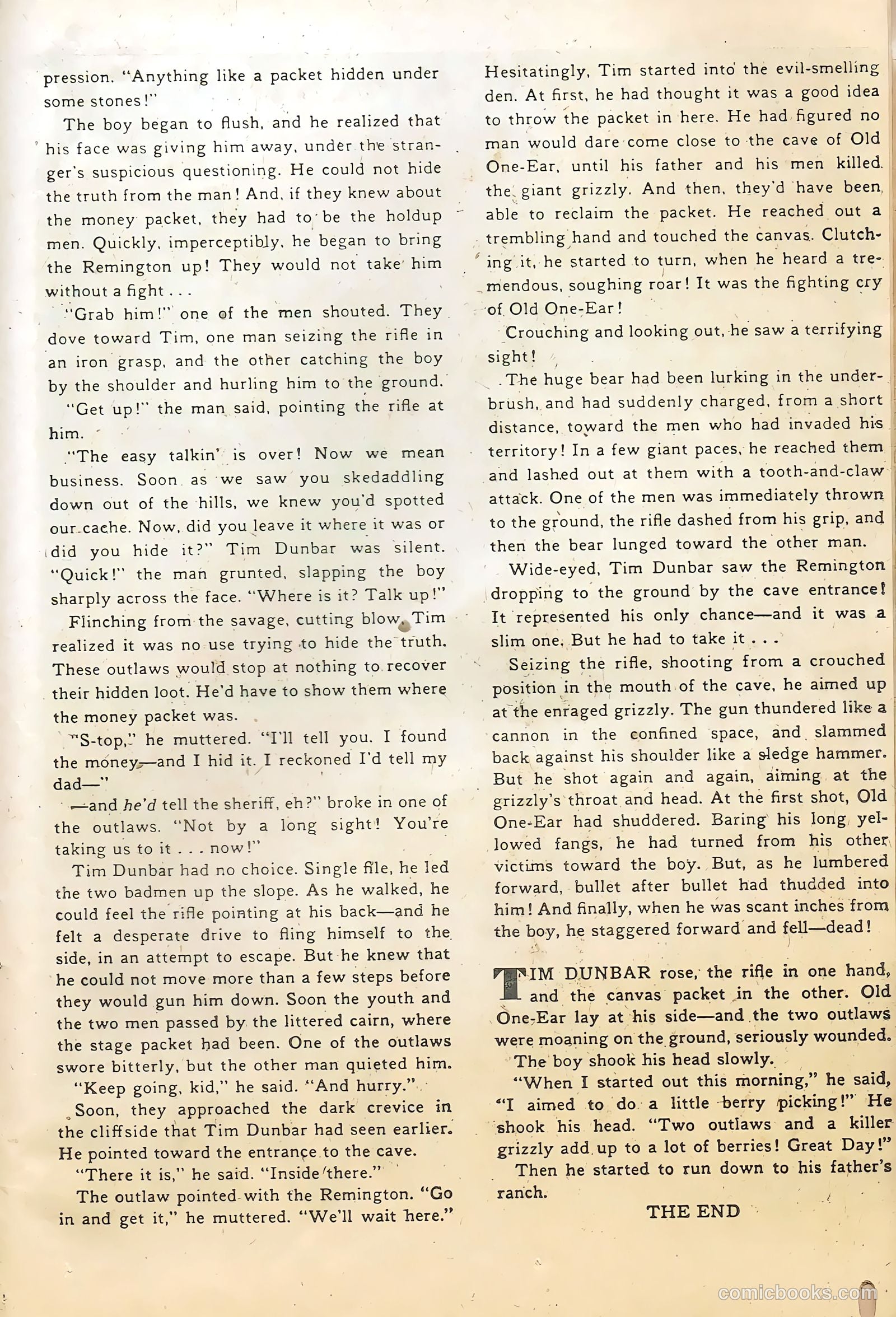Rocky Lane Western #66 — page 25 of 36