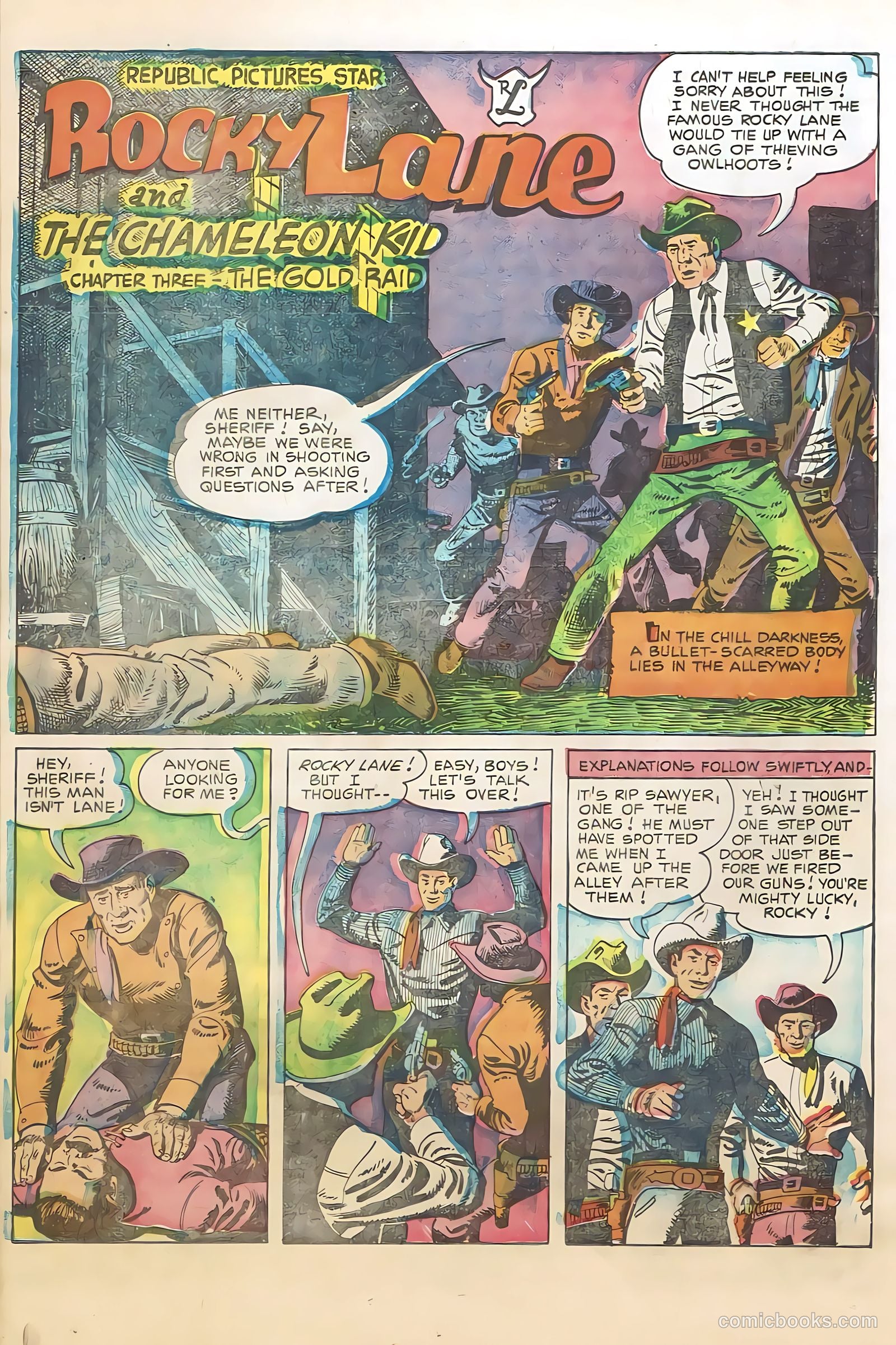 Rocky Lane Western #66 — page 26 of 36