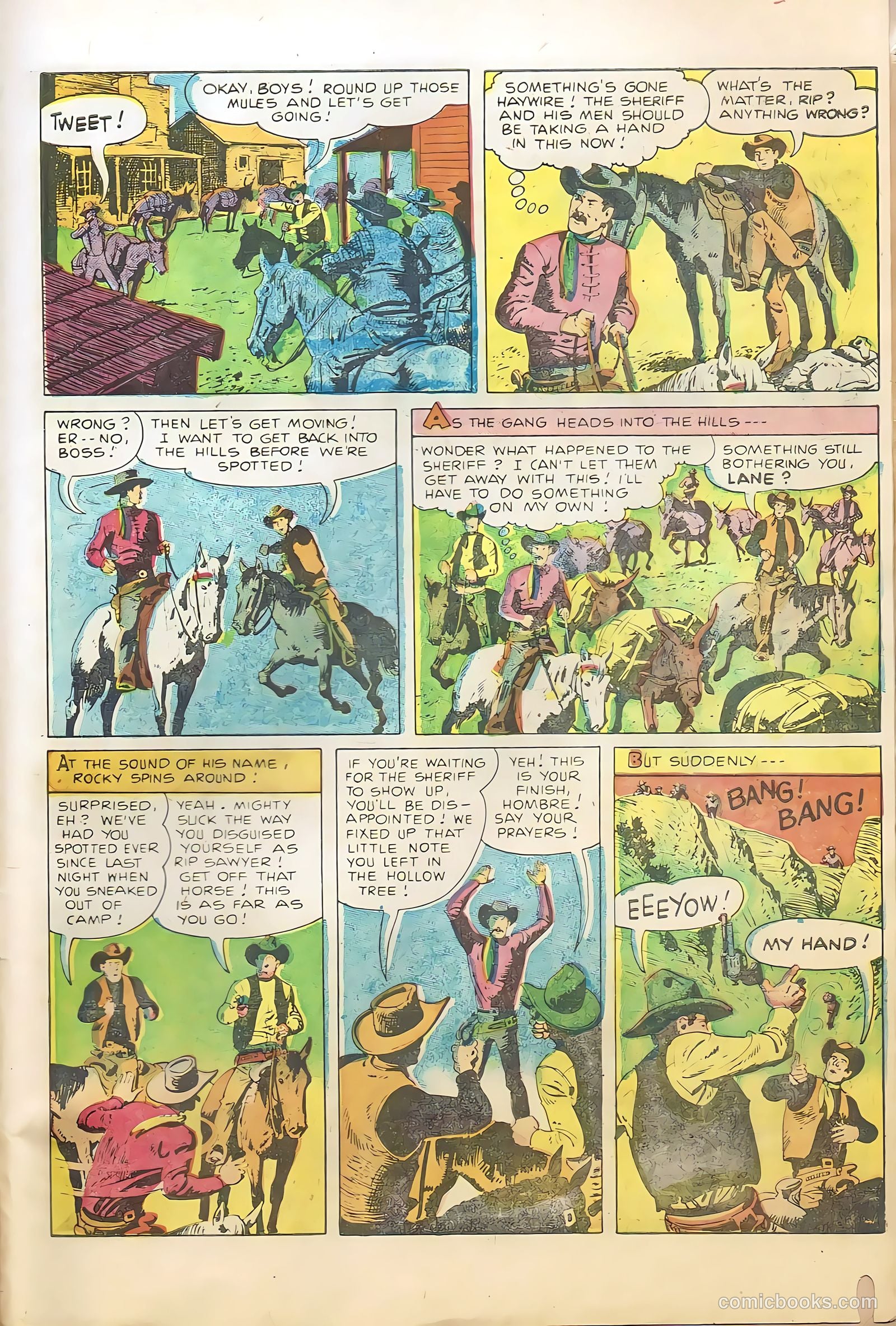 Rocky Lane Western #66 — page 31 of 36