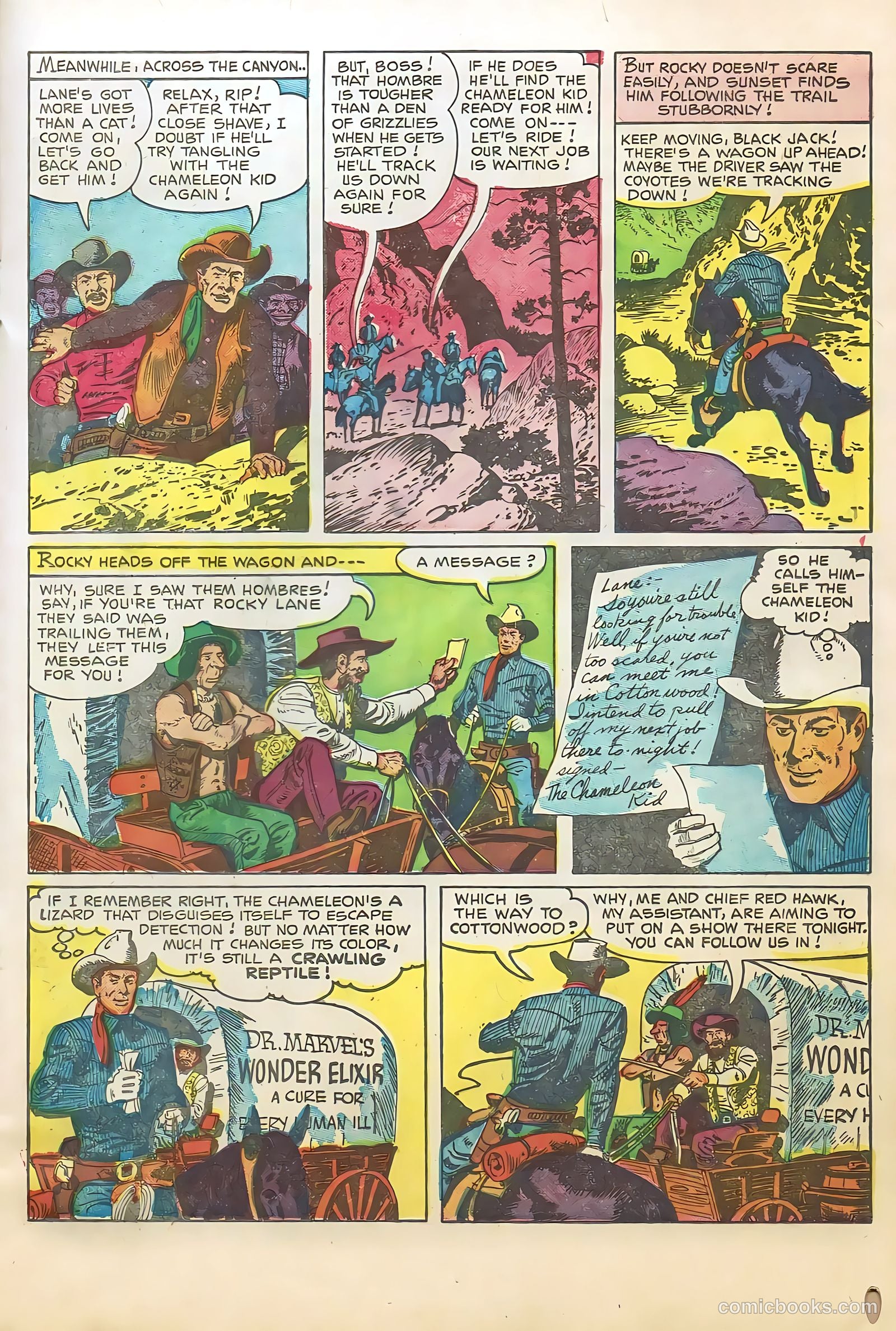 Rocky Lane Western #66 — page 17 of 36
