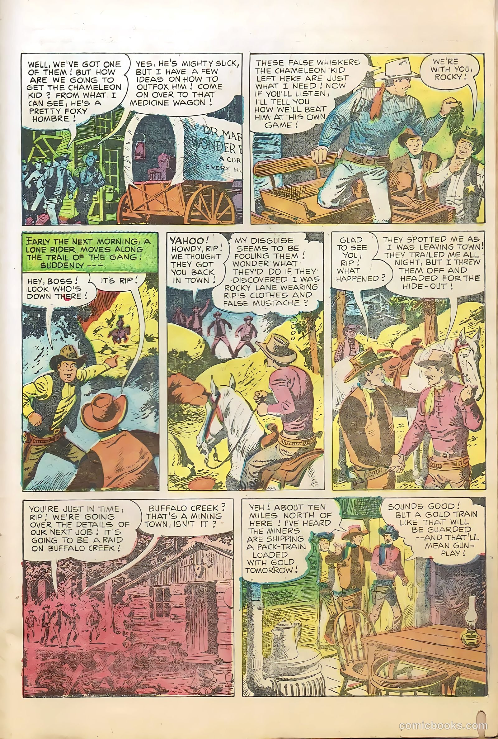 Rocky Lane Western #66 — page 27 of 36
