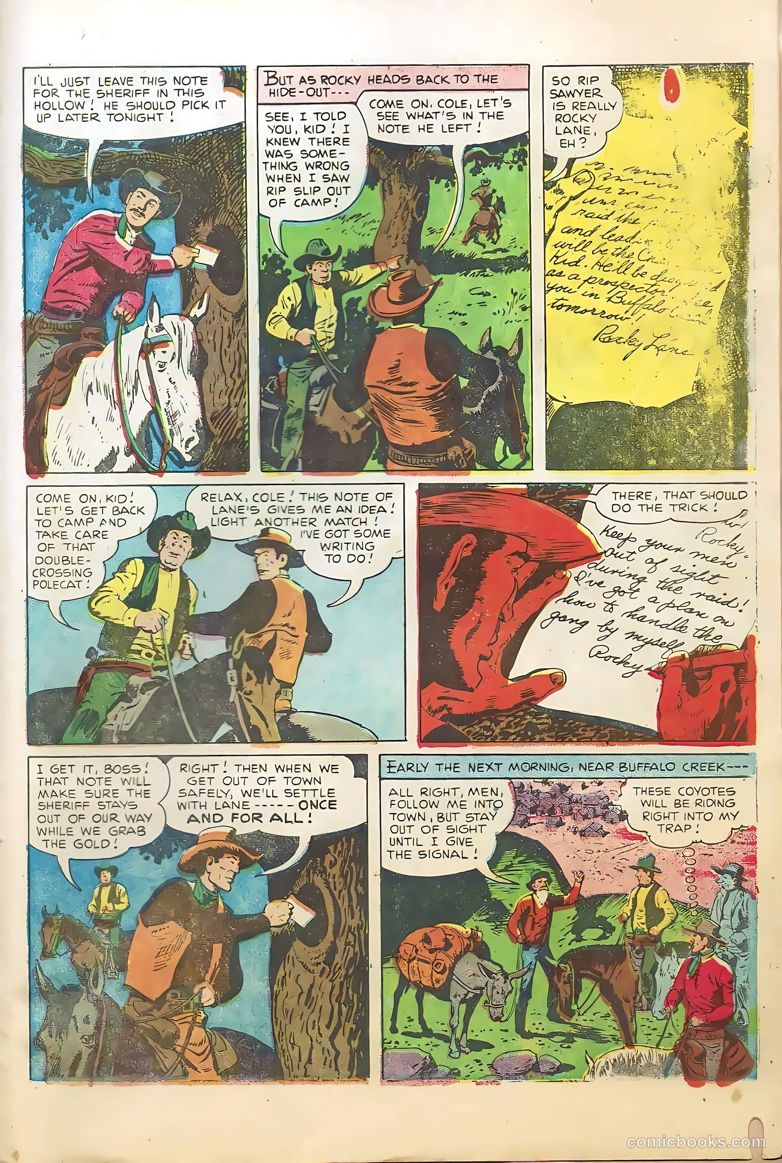 Rocky Lane Western #66 — page 29 of 36
