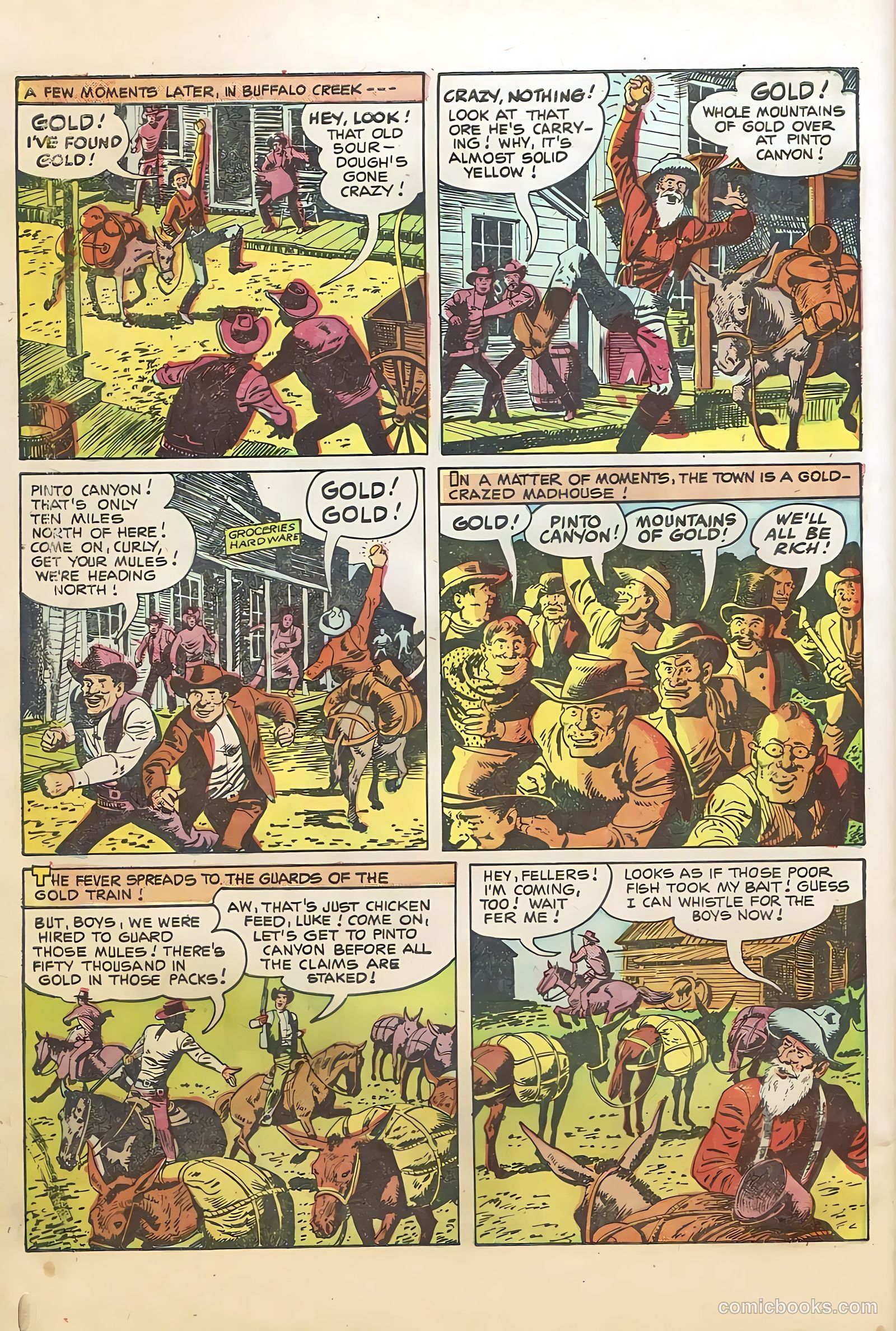 Rocky Lane Western #66 — page 30 of 36