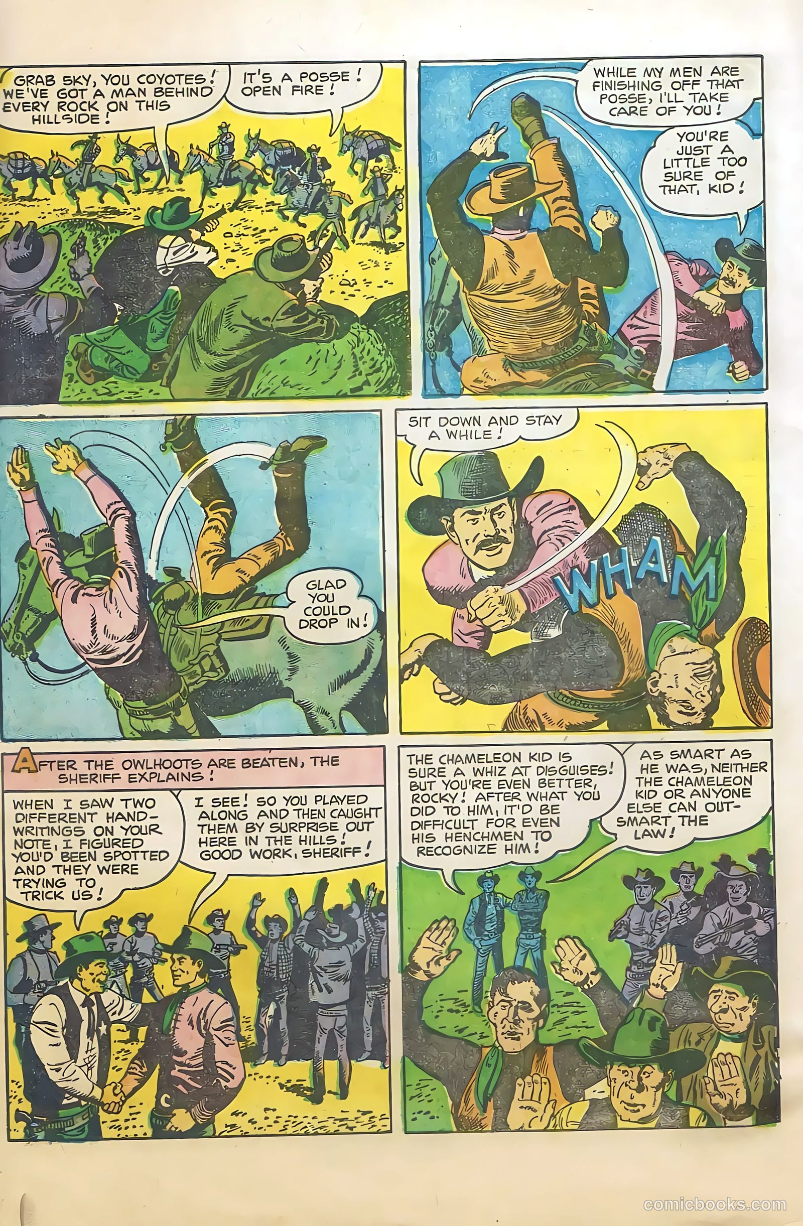 Rocky Lane Western #66 — page 32 of 36