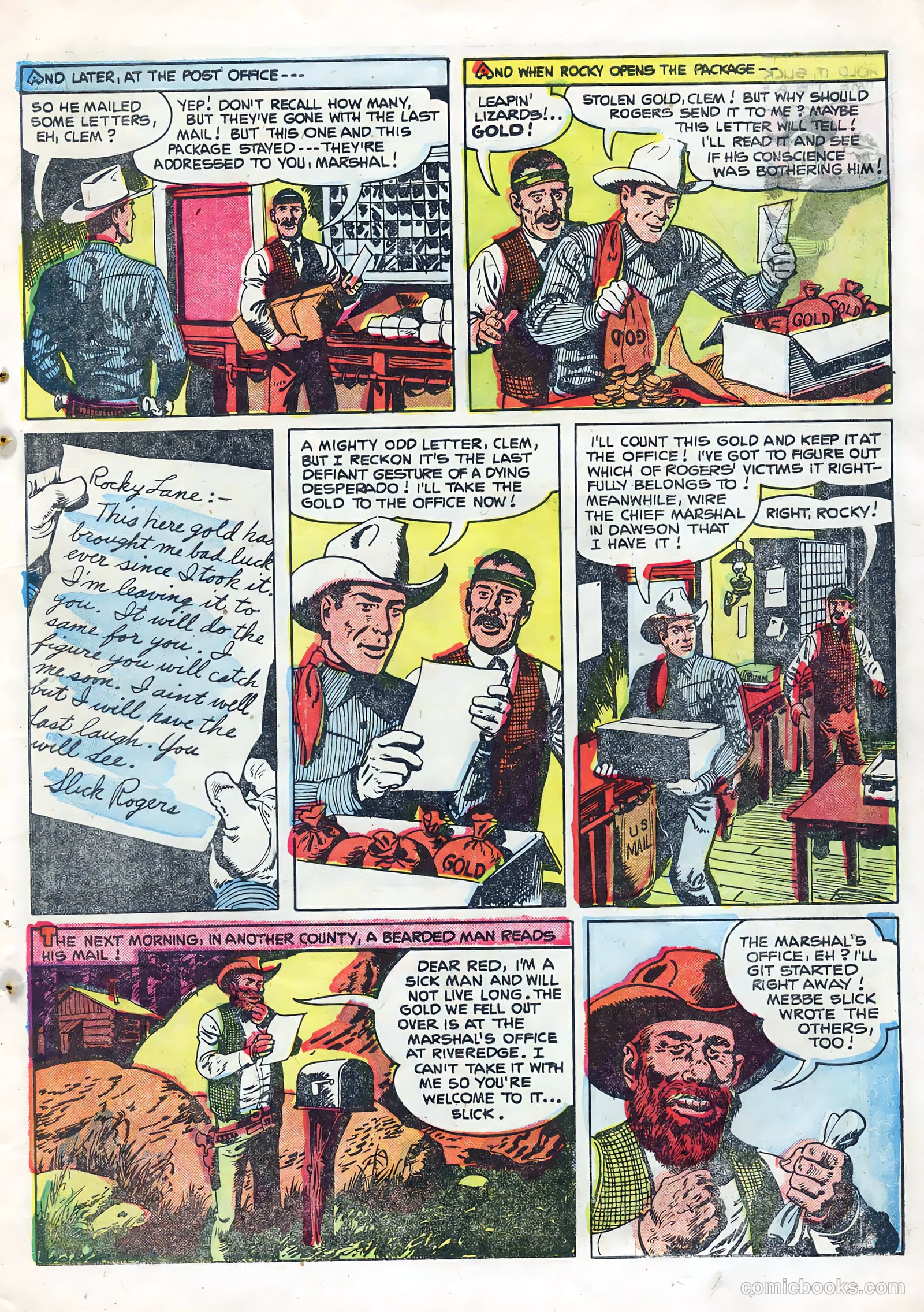 Rocky Lane Western #67 — page 7 of 36