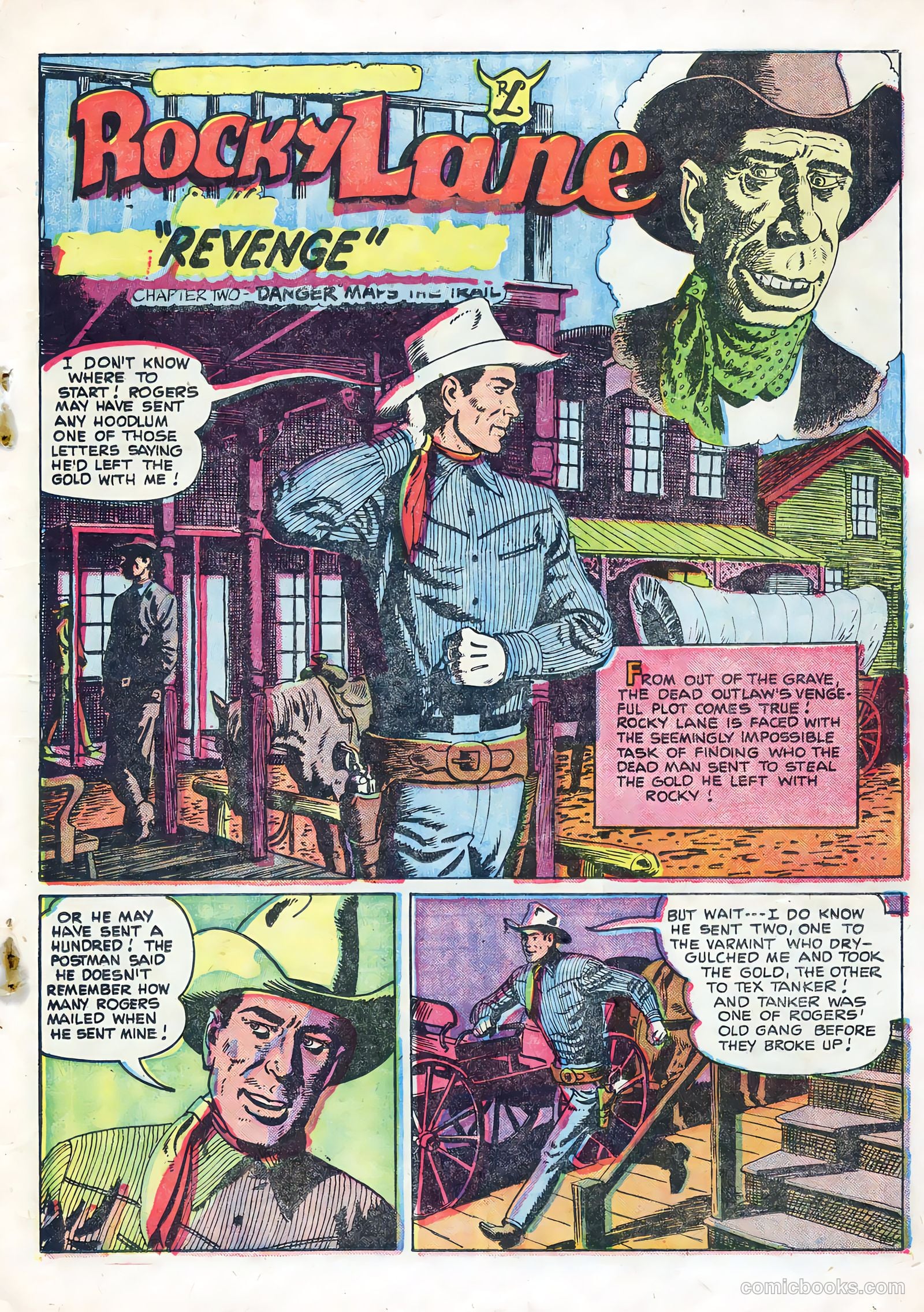 Rocky Lane Western #67 — page 15 of 36