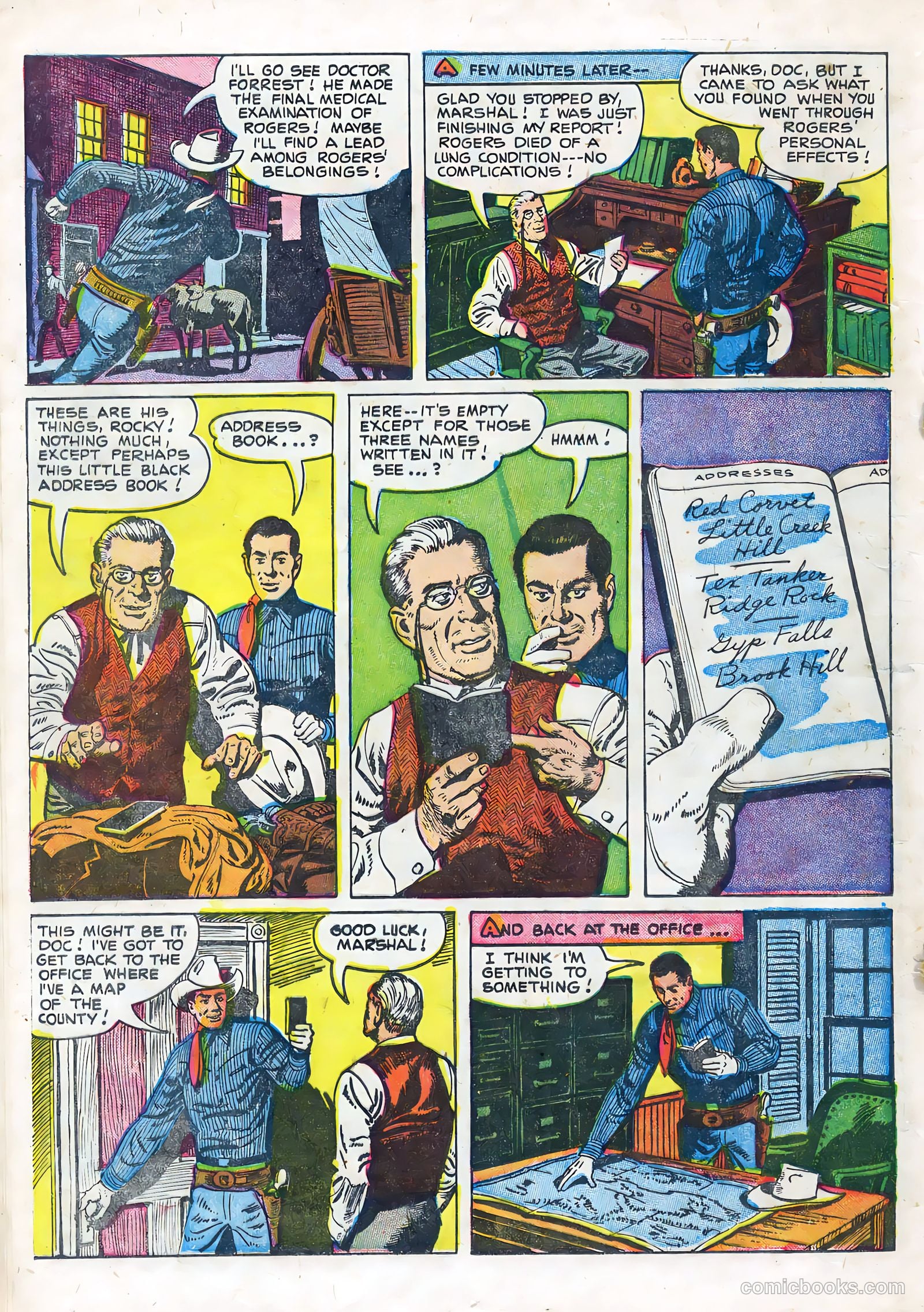 Rocky Lane Western #67 — page 16 of 36