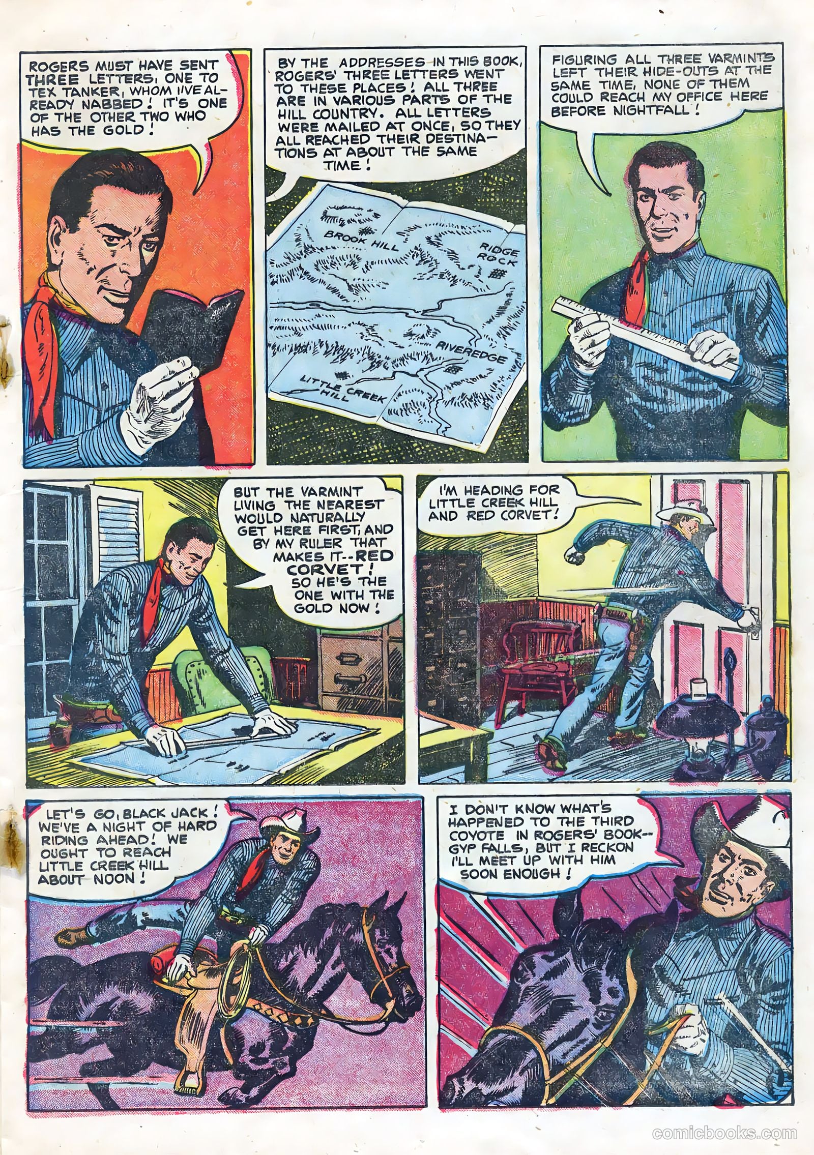 Rocky Lane Western #67 — page 17 of 36
