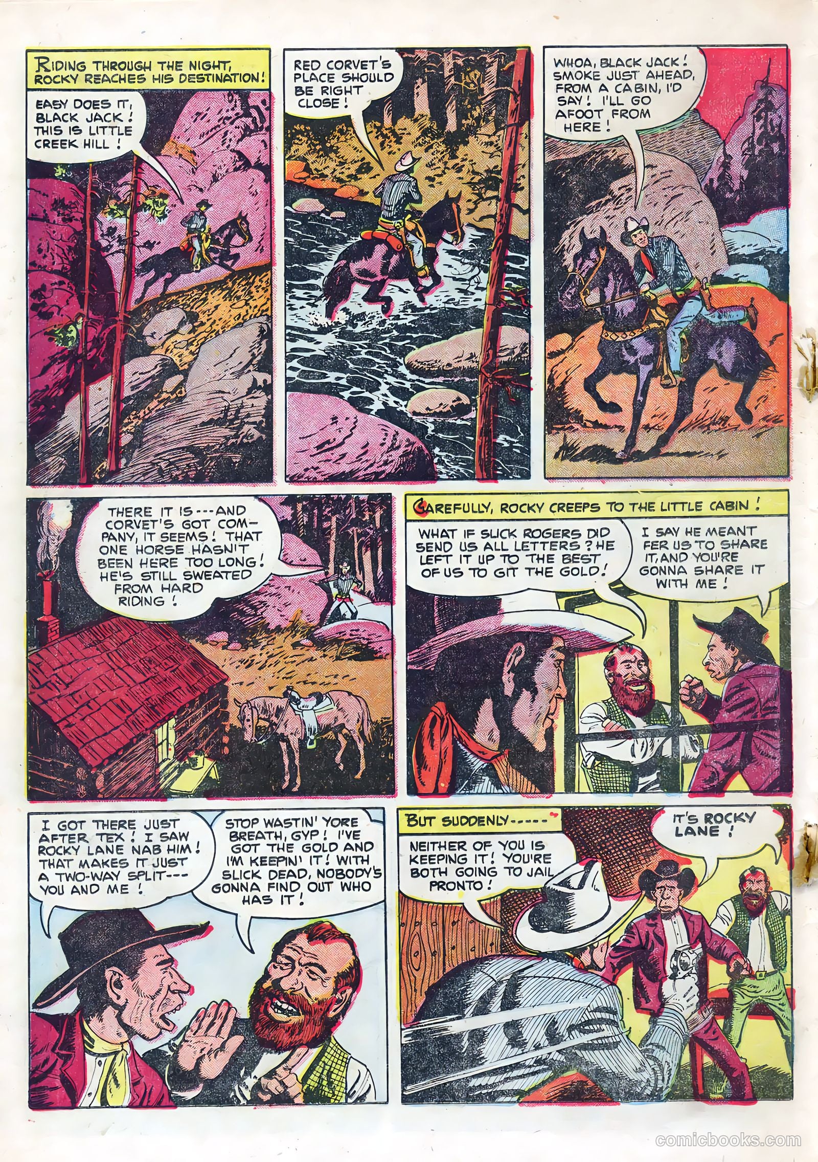 Rocky Lane Western #67 — page 18 of 36
