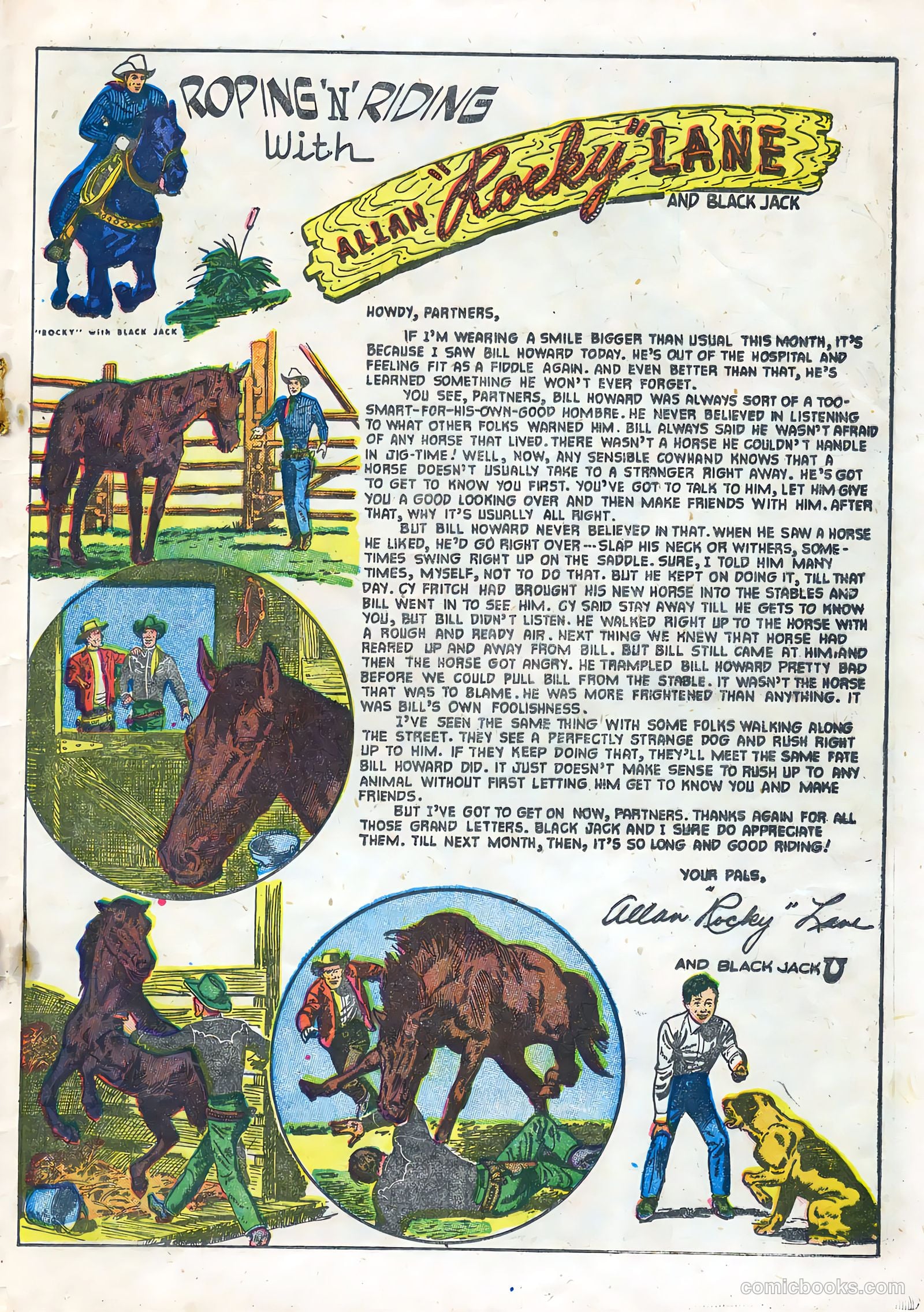 Rocky Lane Western #67 — page 21 of 36