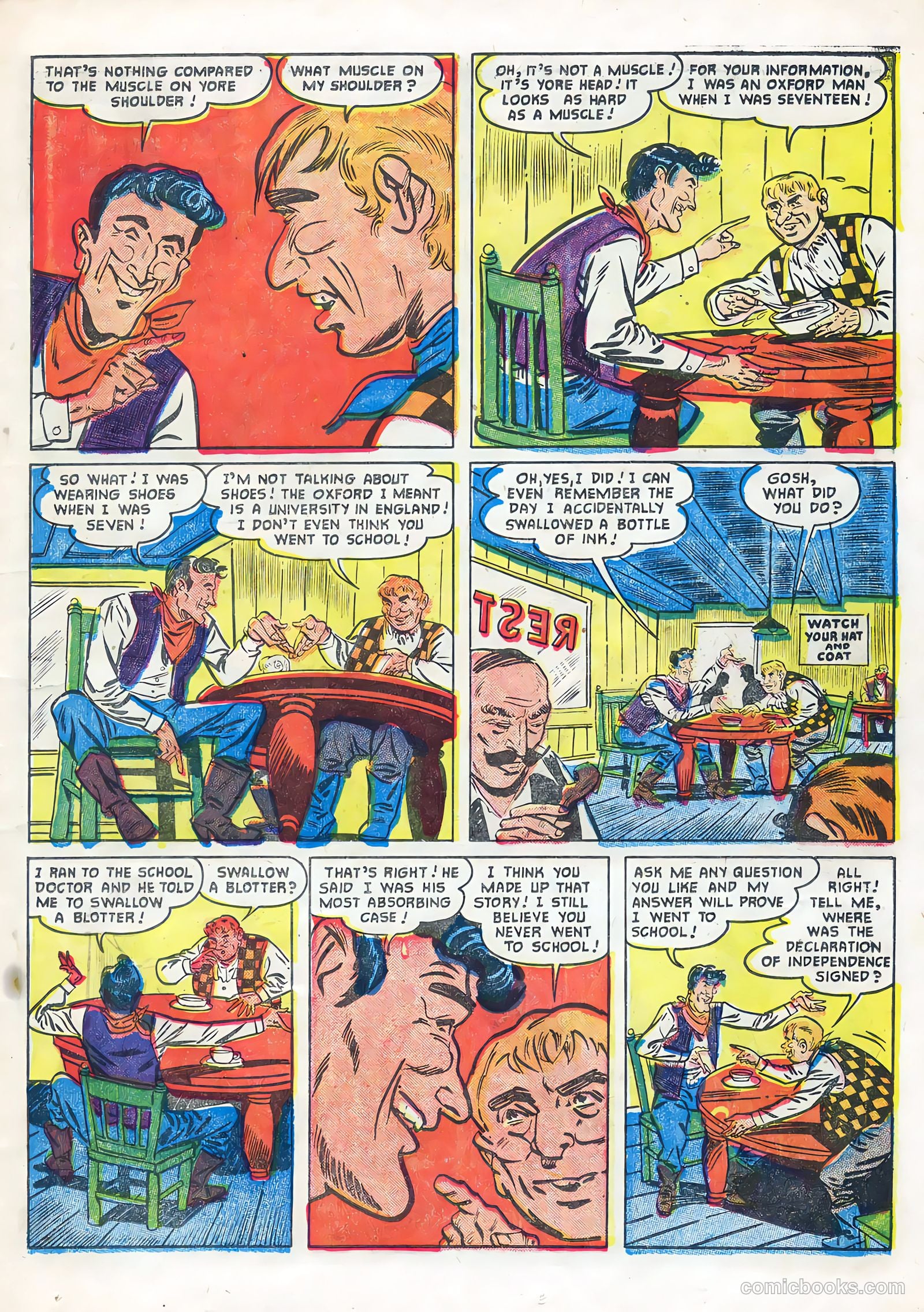 Rocky Lane Western #67 — page 23 of 36