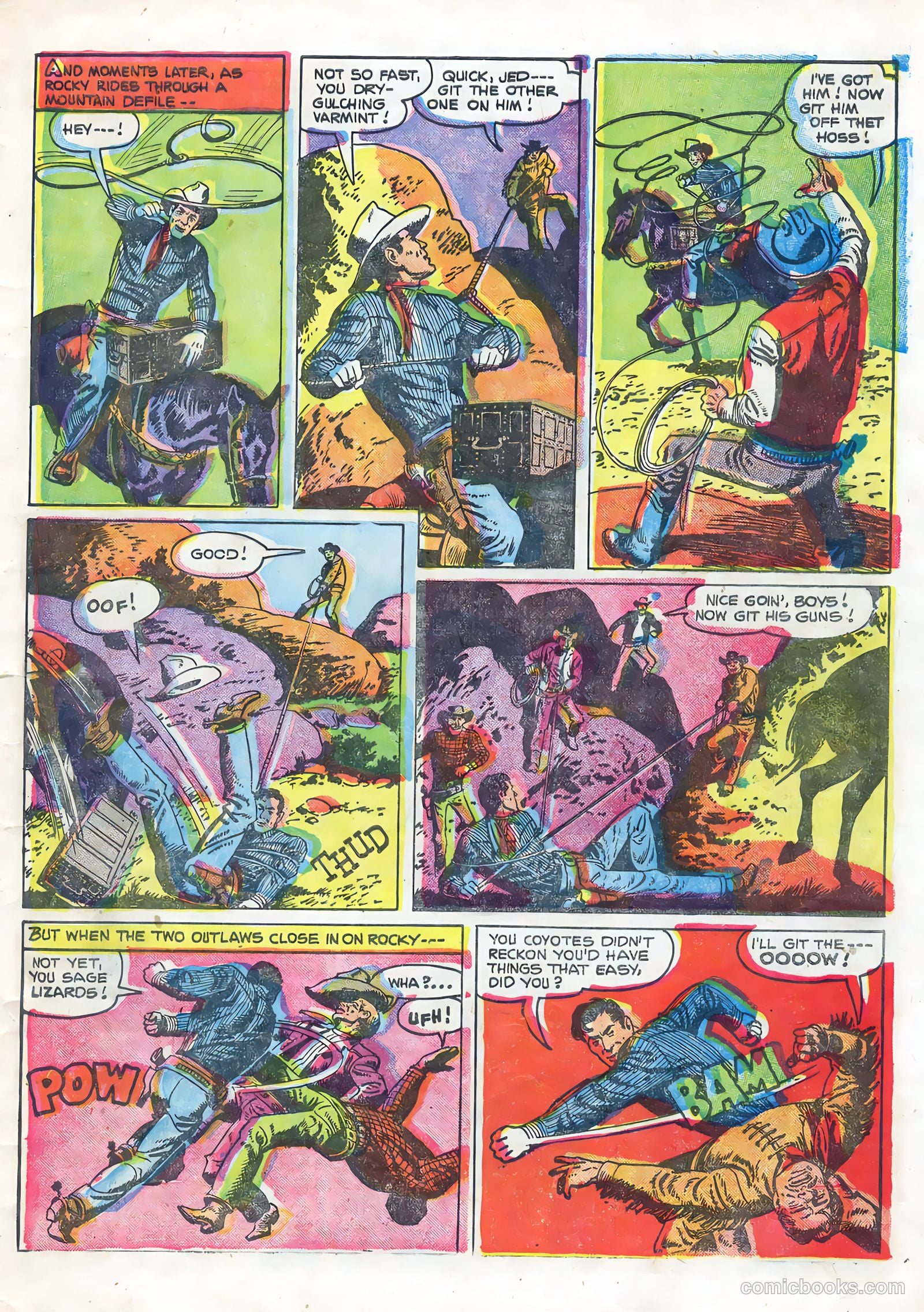 Rocky Lane Western #67 — page 29 of 36