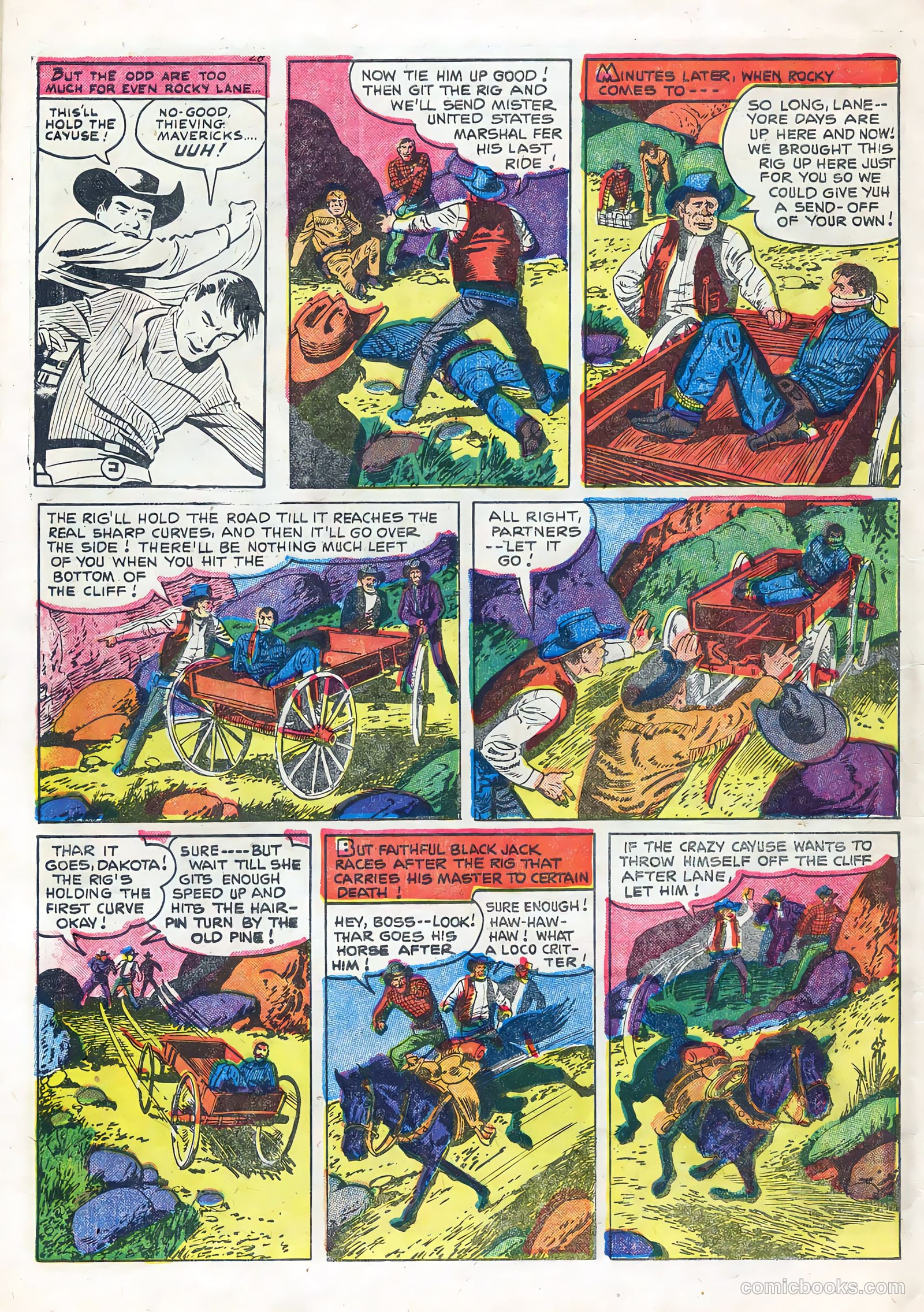 Rocky Lane Western #67 — page 30 of 36
