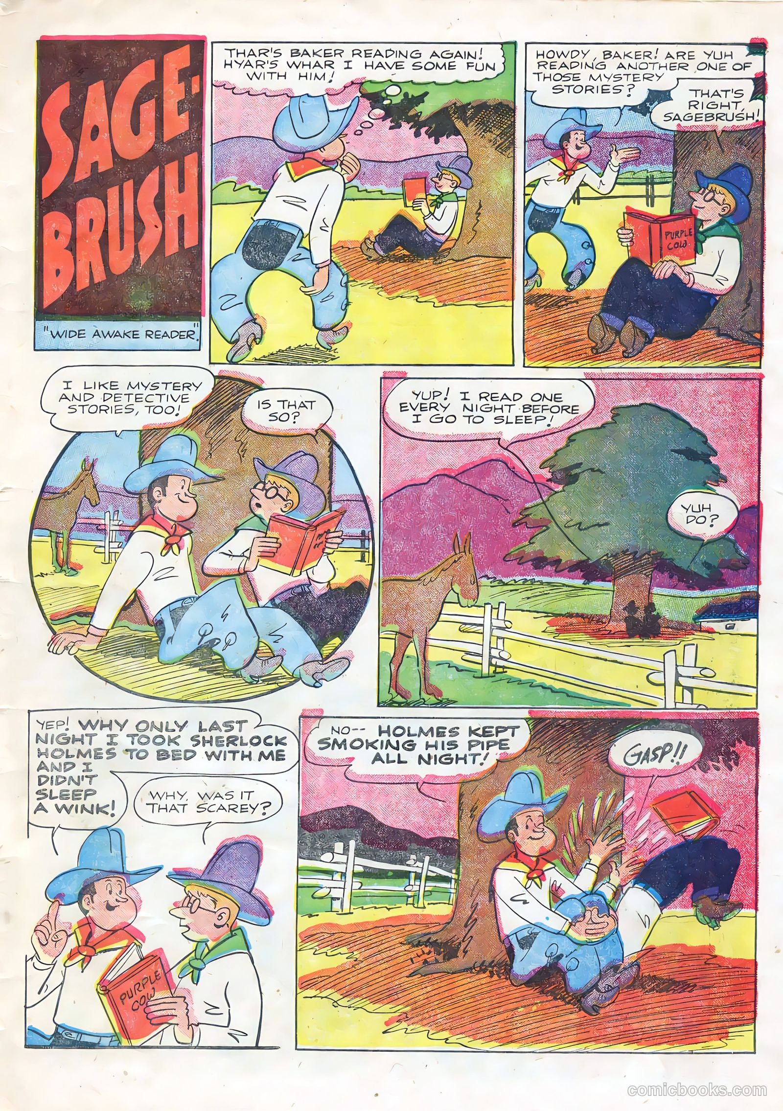 Rocky Lane Western #67 — page 33 of 36