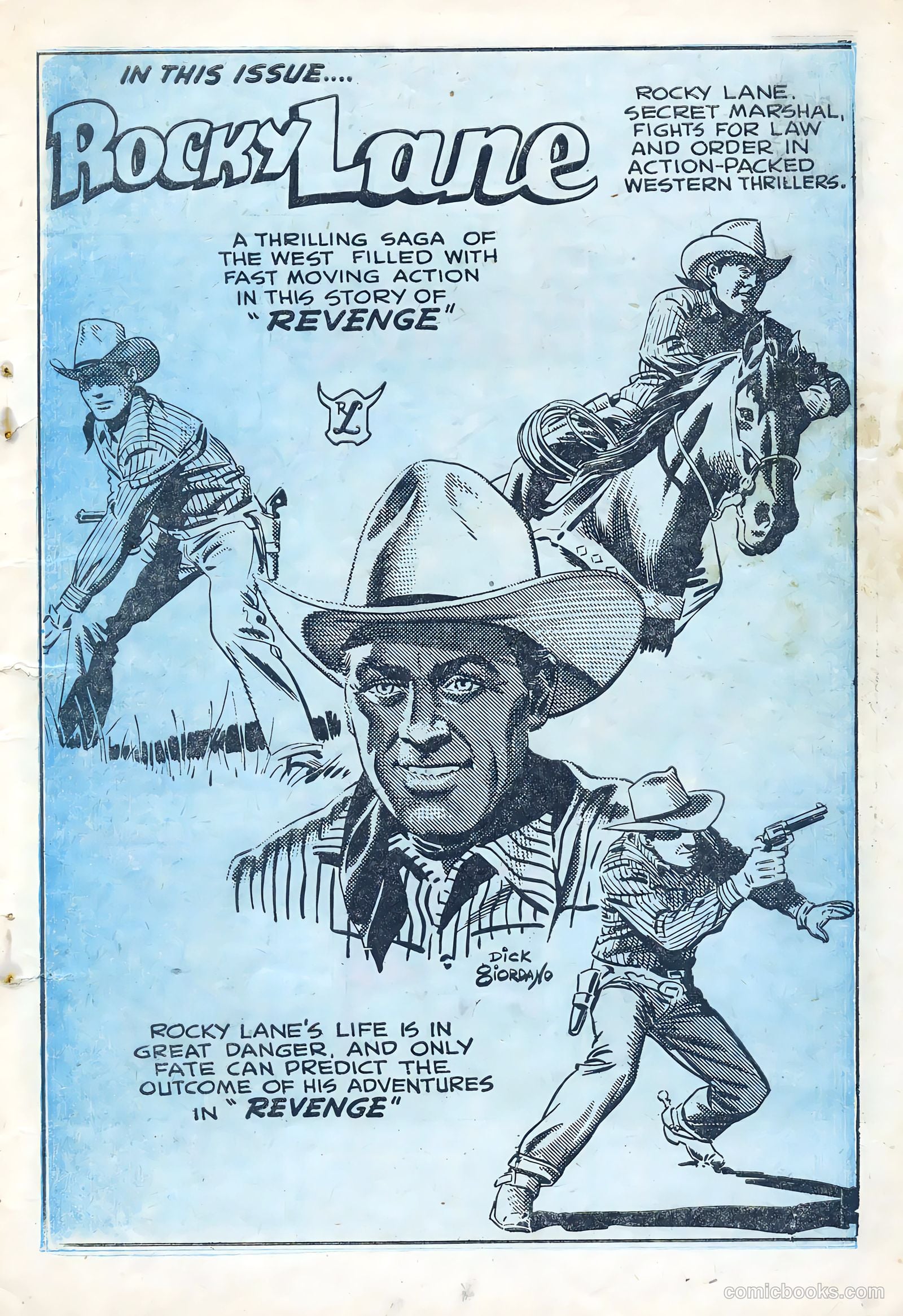Rocky Lane Western #67 — page 3 of 36