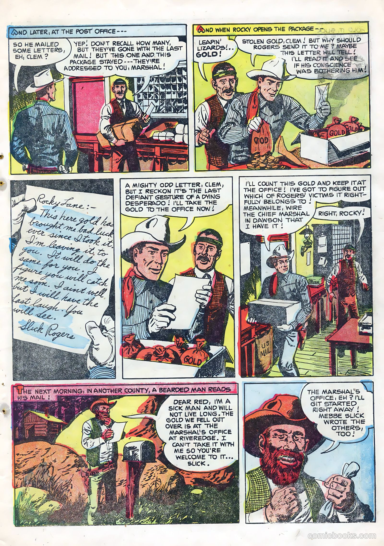 Rocky Lane Western #67 — page 7 of 36