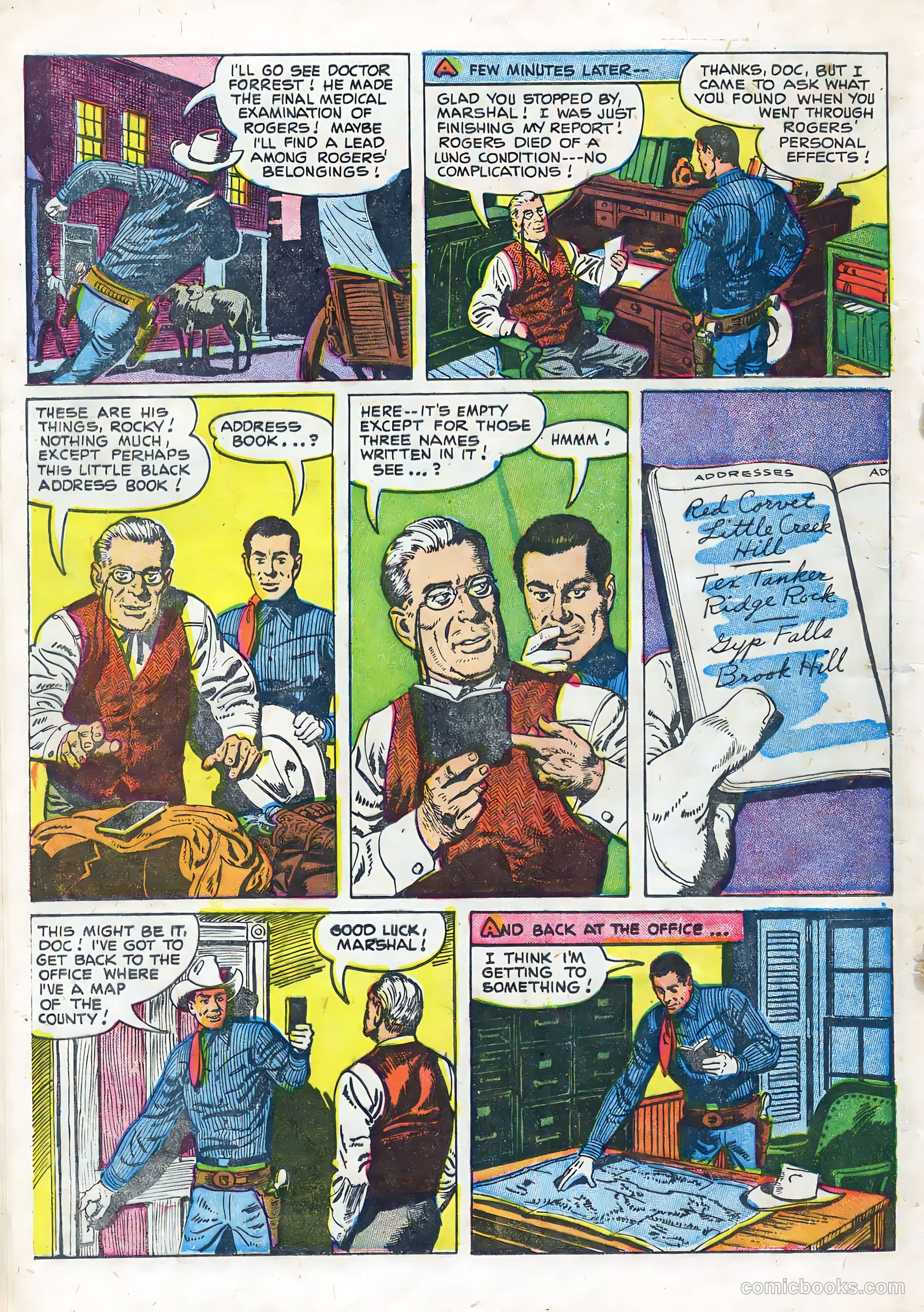Rocky Lane Western #67 — page 16 of 36