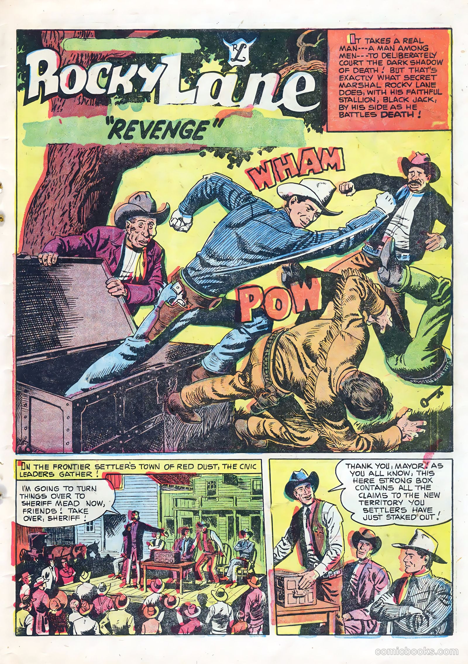 Rocky Lane Western #67 — page 27 of 36