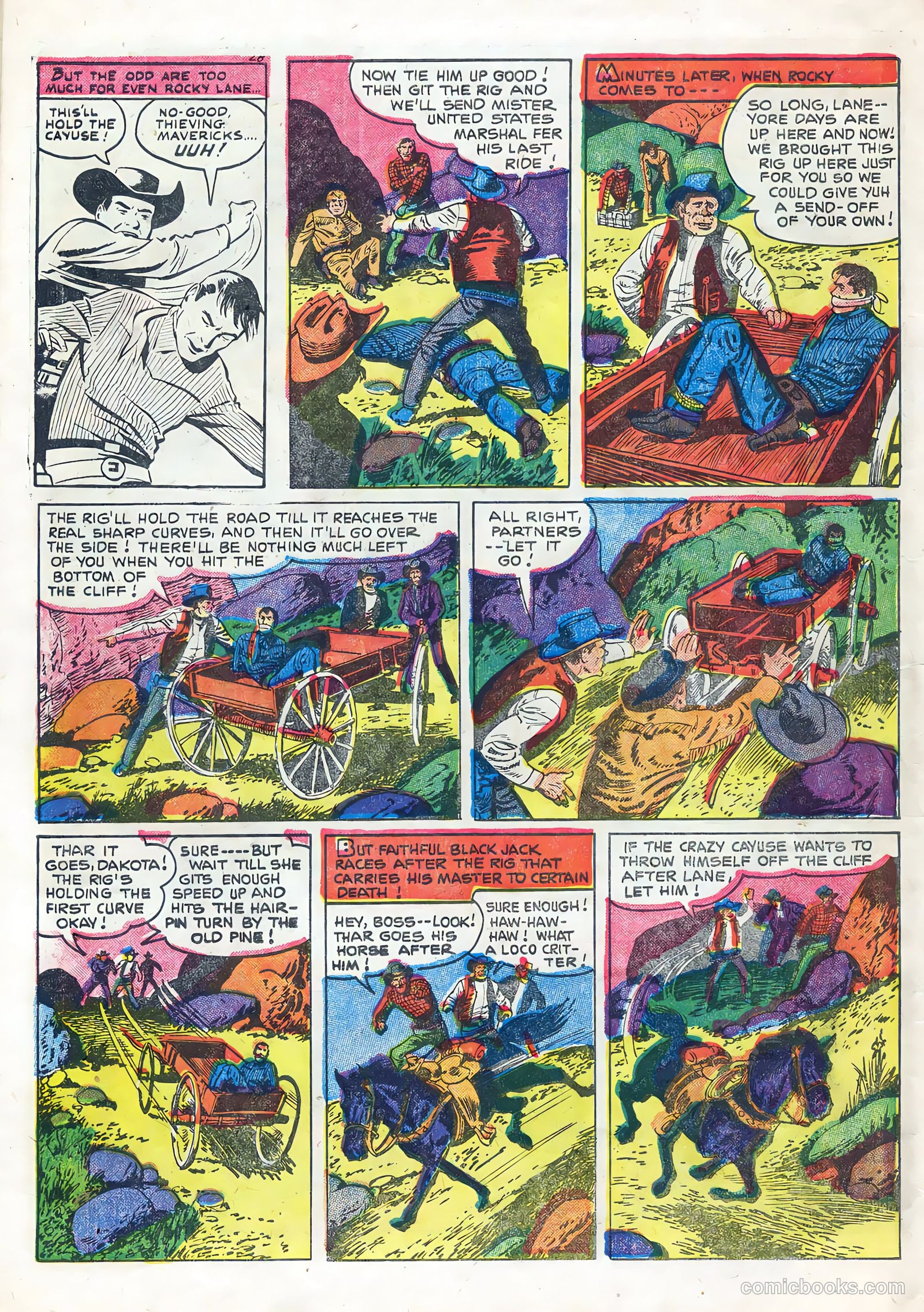 Rocky Lane Western #67 — page 30 of 36