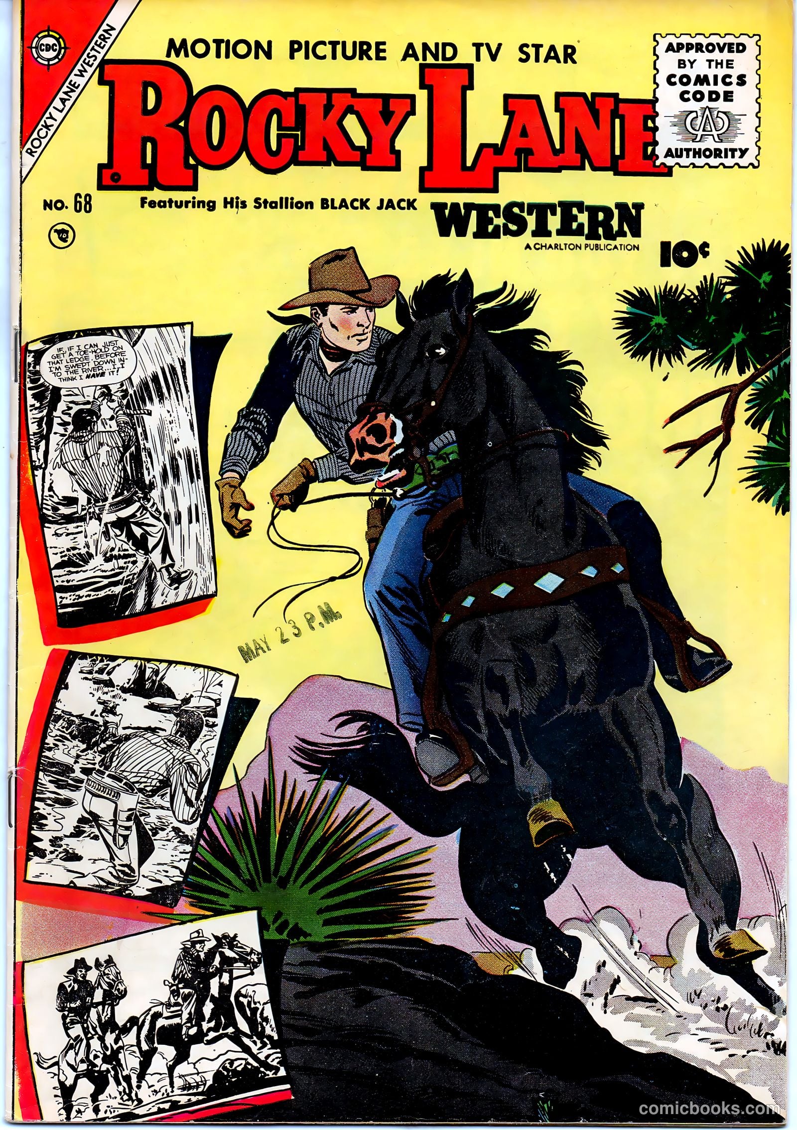 Rocky Lane Western #68 — page 1 of 36