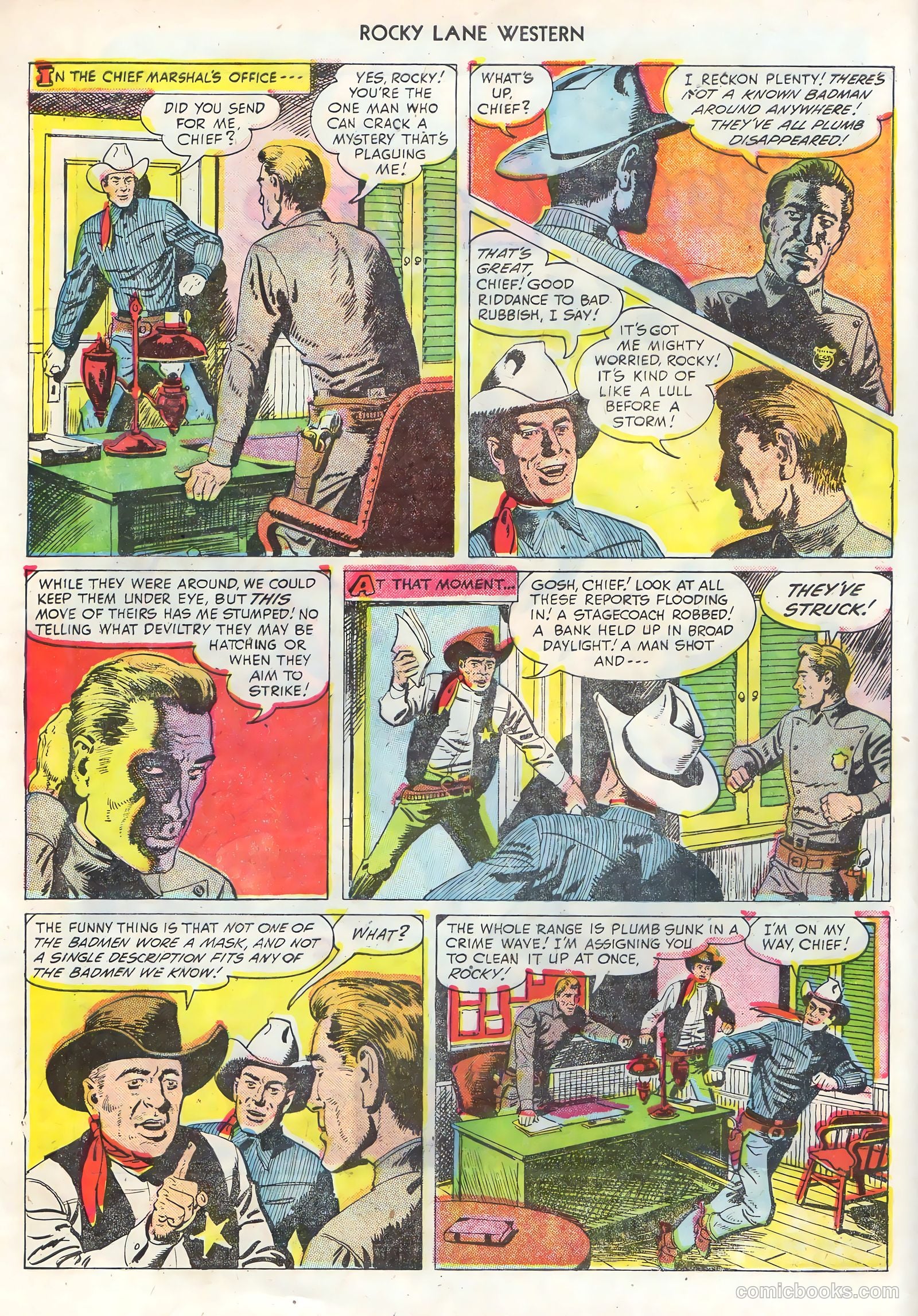 Rocky Lane Western #68 — page 4 of 36