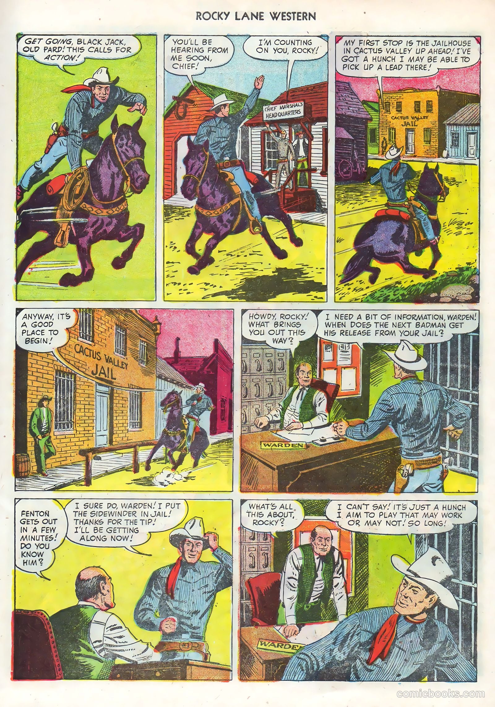 Rocky Lane Western #68 — page 5 of 36