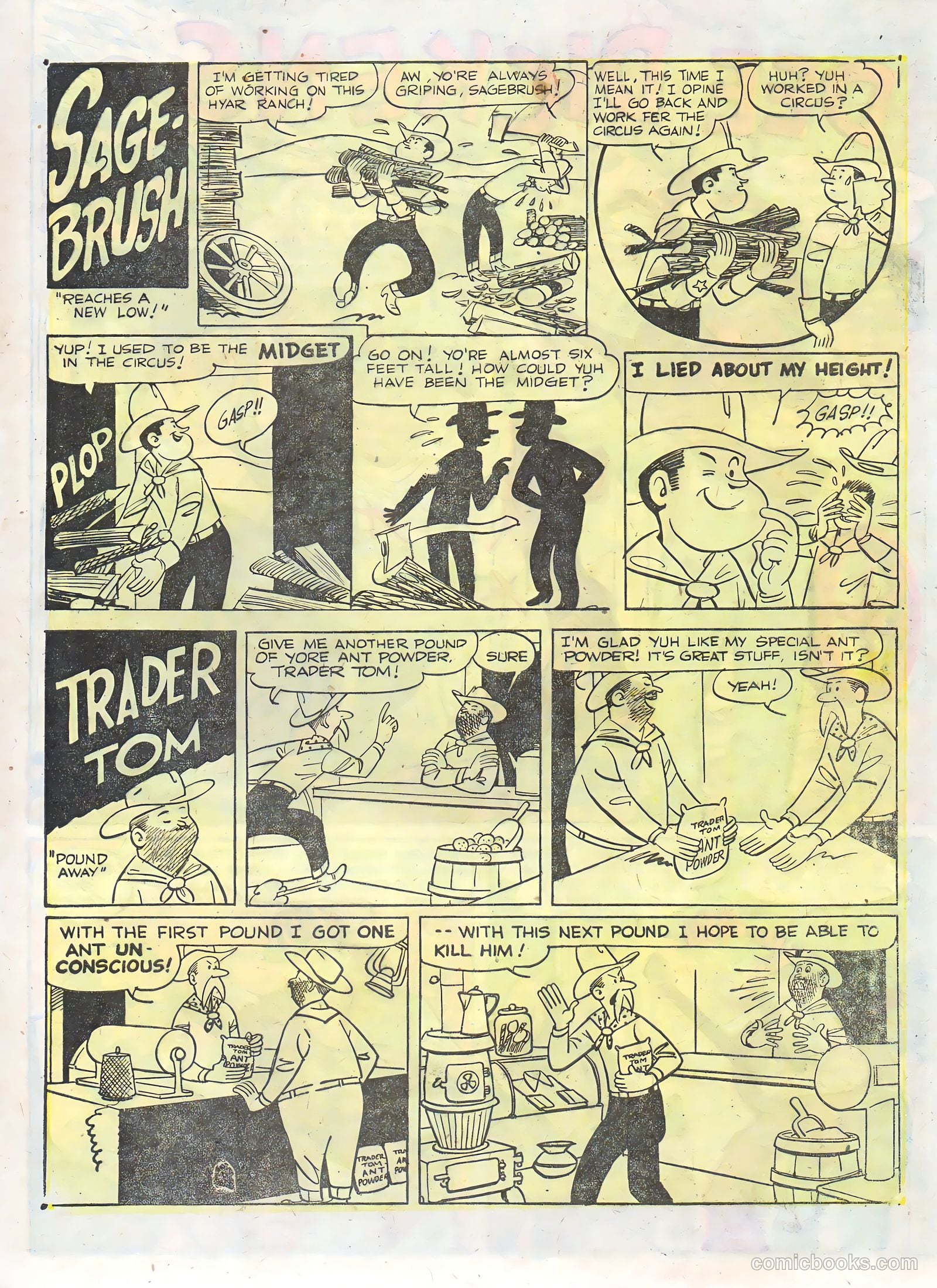 Rocky Lane Western #68 — page 9 of 36