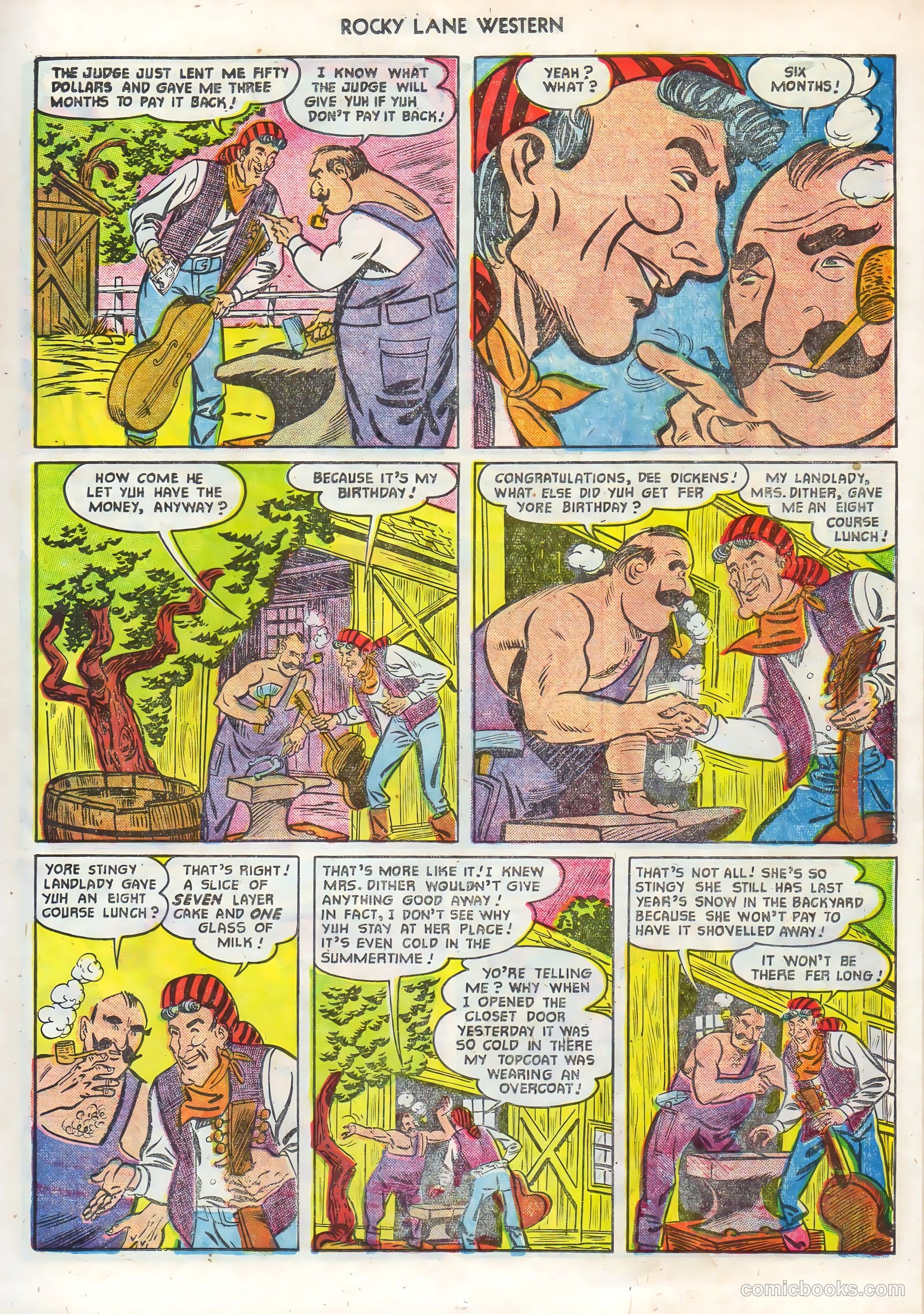 Rocky Lane Western #68 — page 11 of 36