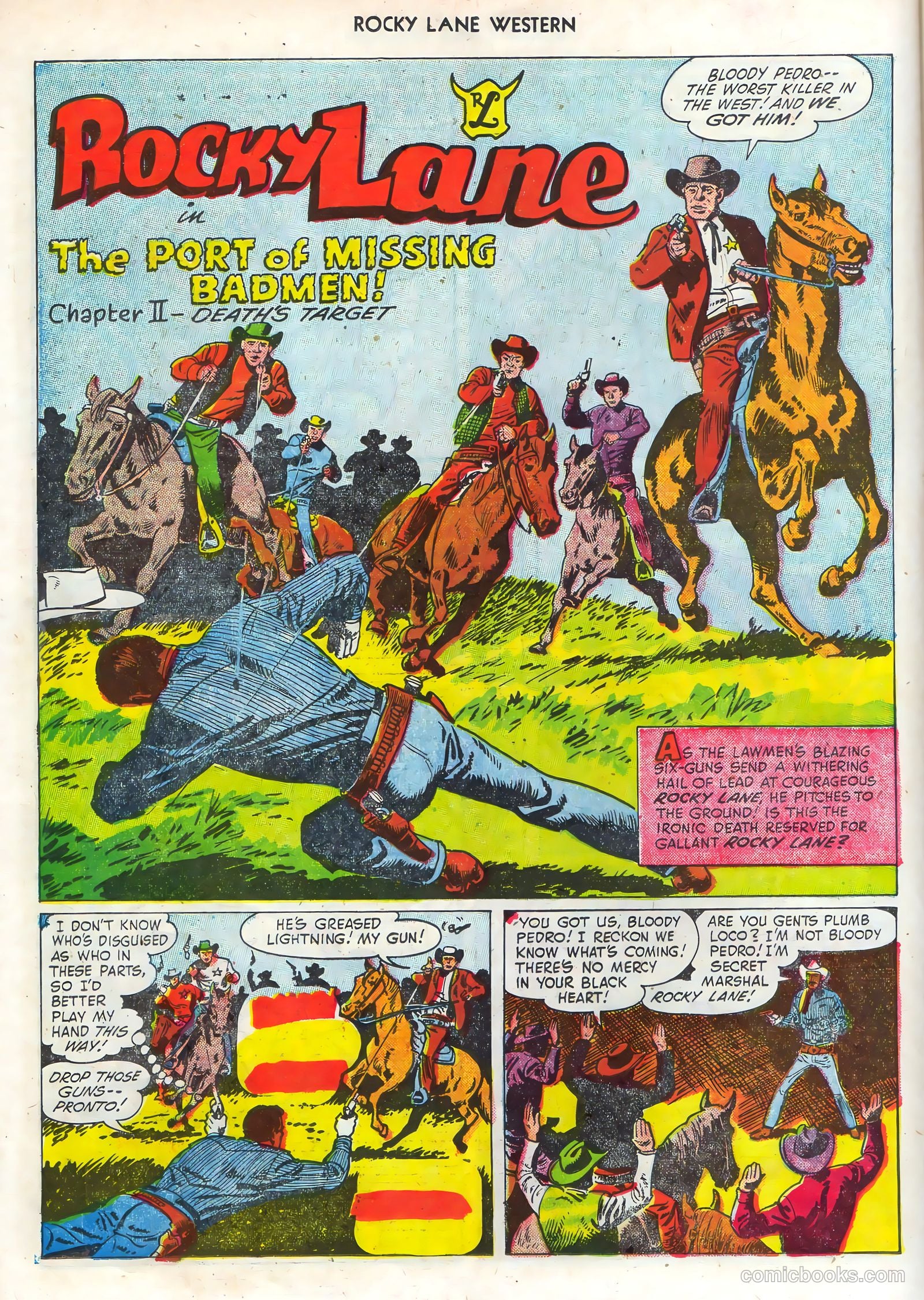 Rocky Lane Western #68 — page 14 of 36