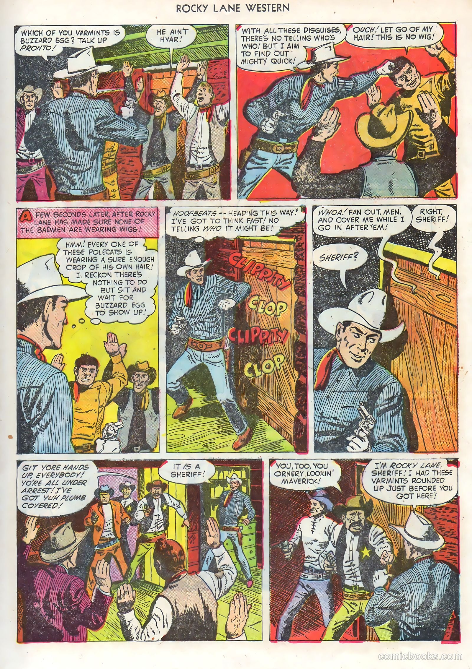 Rocky Lane Western #68 — page 17 of 36