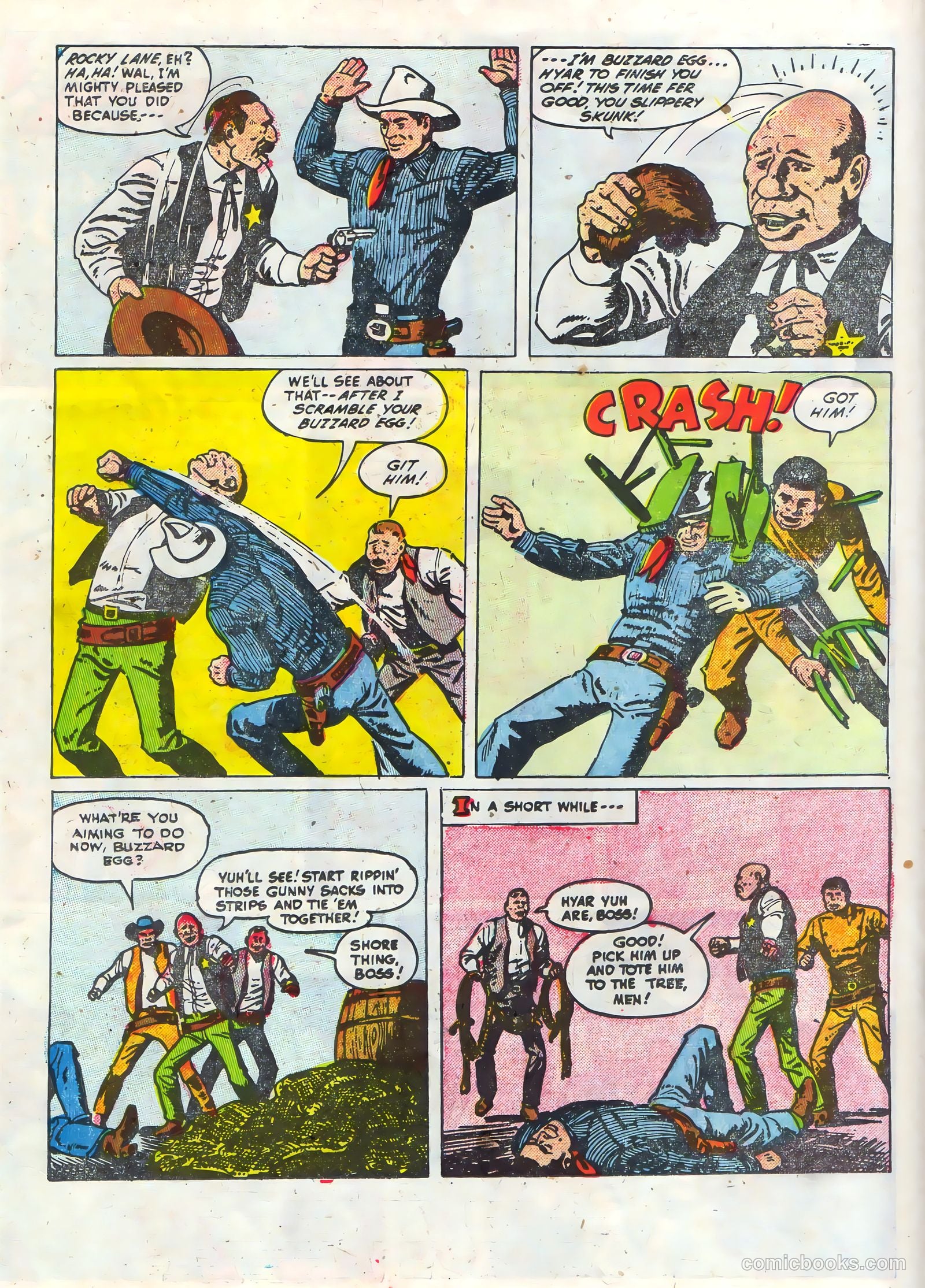 Rocky Lane Western #68 — page 18 of 36