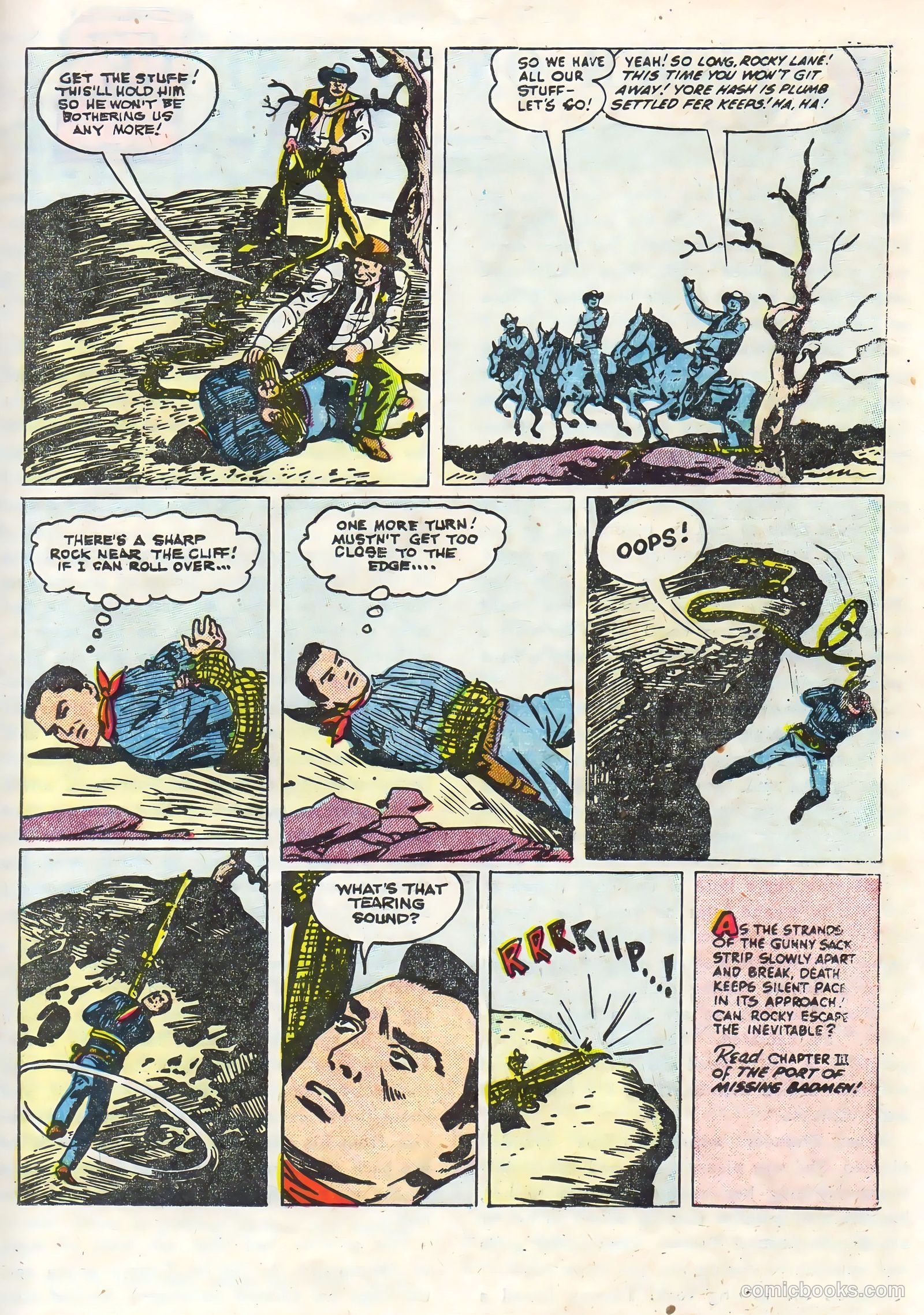 Rocky Lane Western #68 — page 19 of 36
