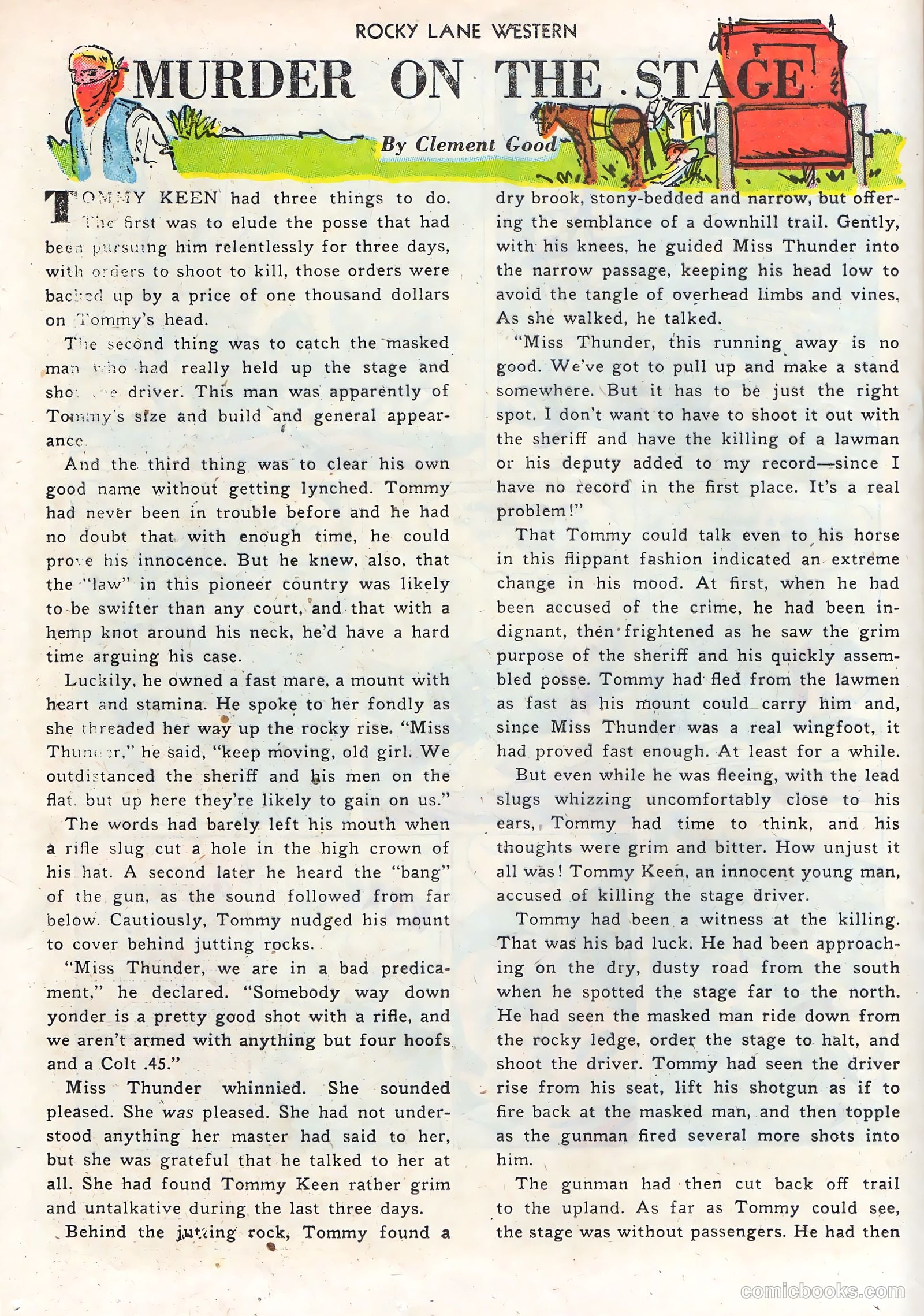 Rocky Lane Western #68 — page 20 of 36