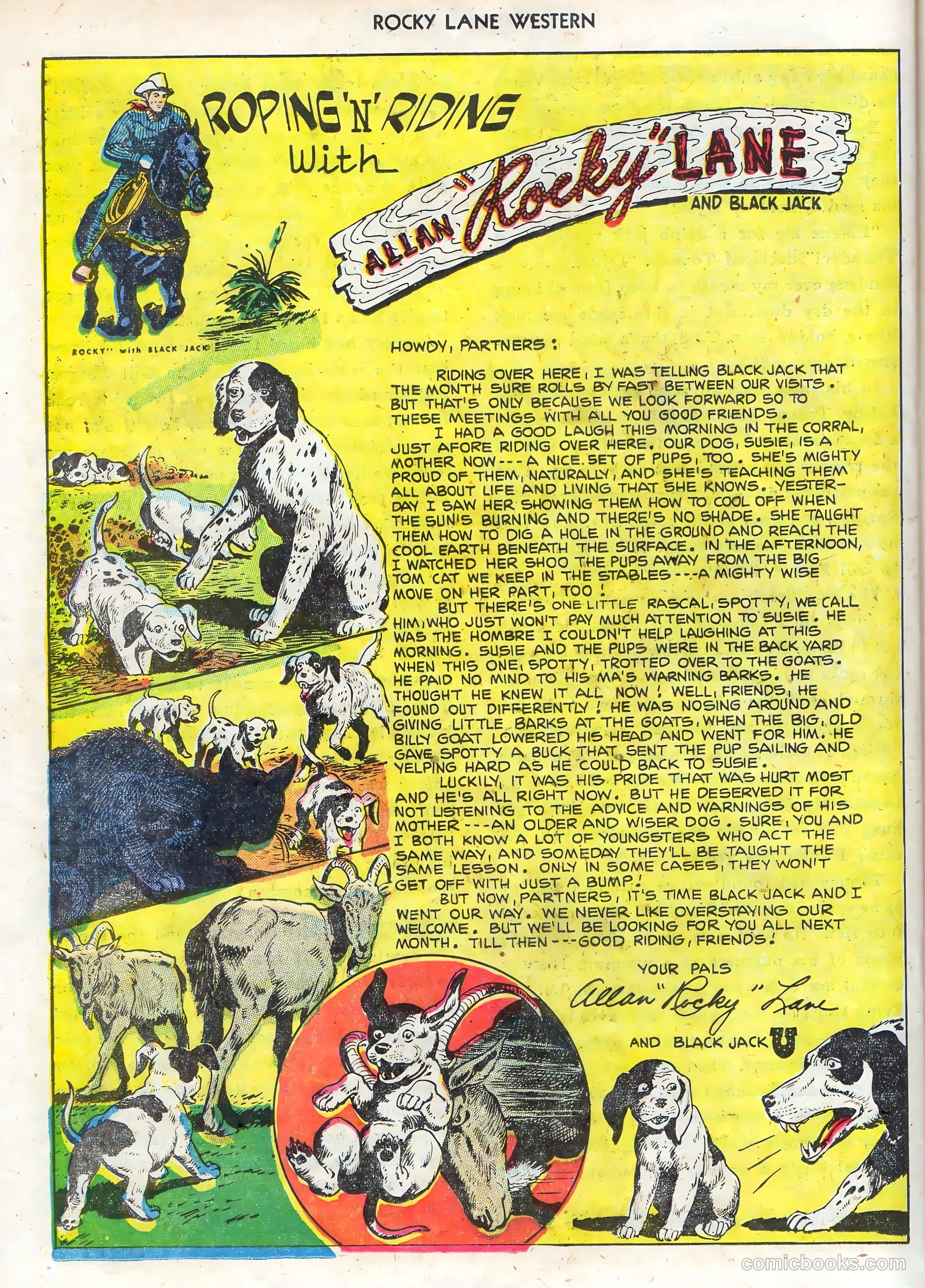 Rocky Lane Western #68 — page 22 of 36