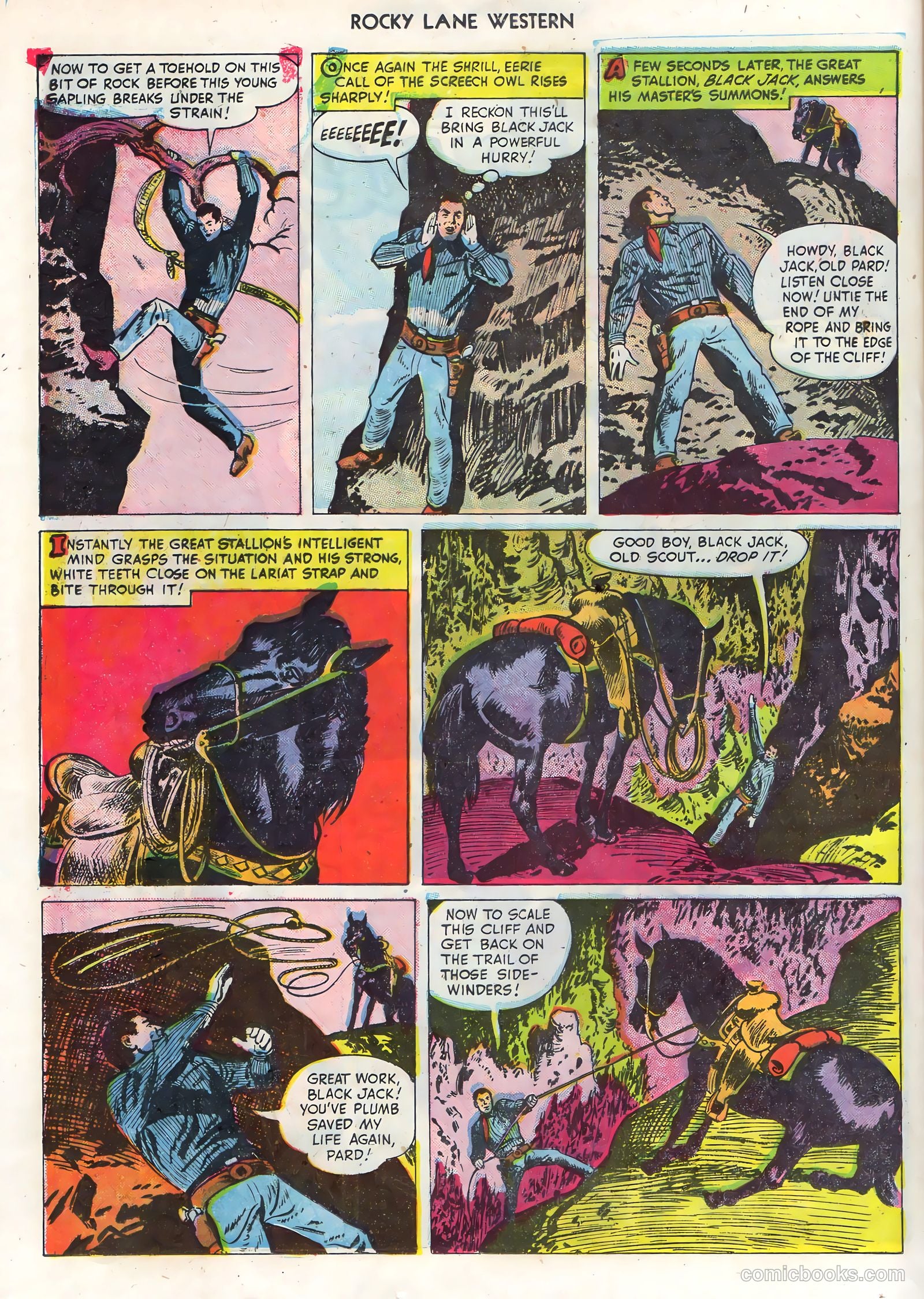 Rocky Lane Western #68 — page 24 of 36