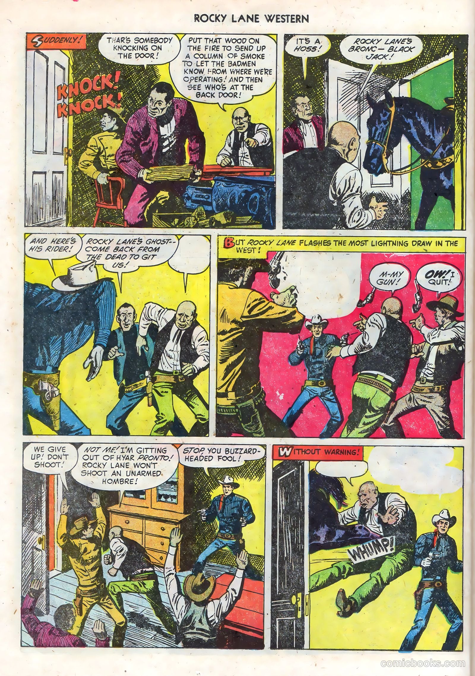 Rocky Lane Western #68 — page 26 of 36