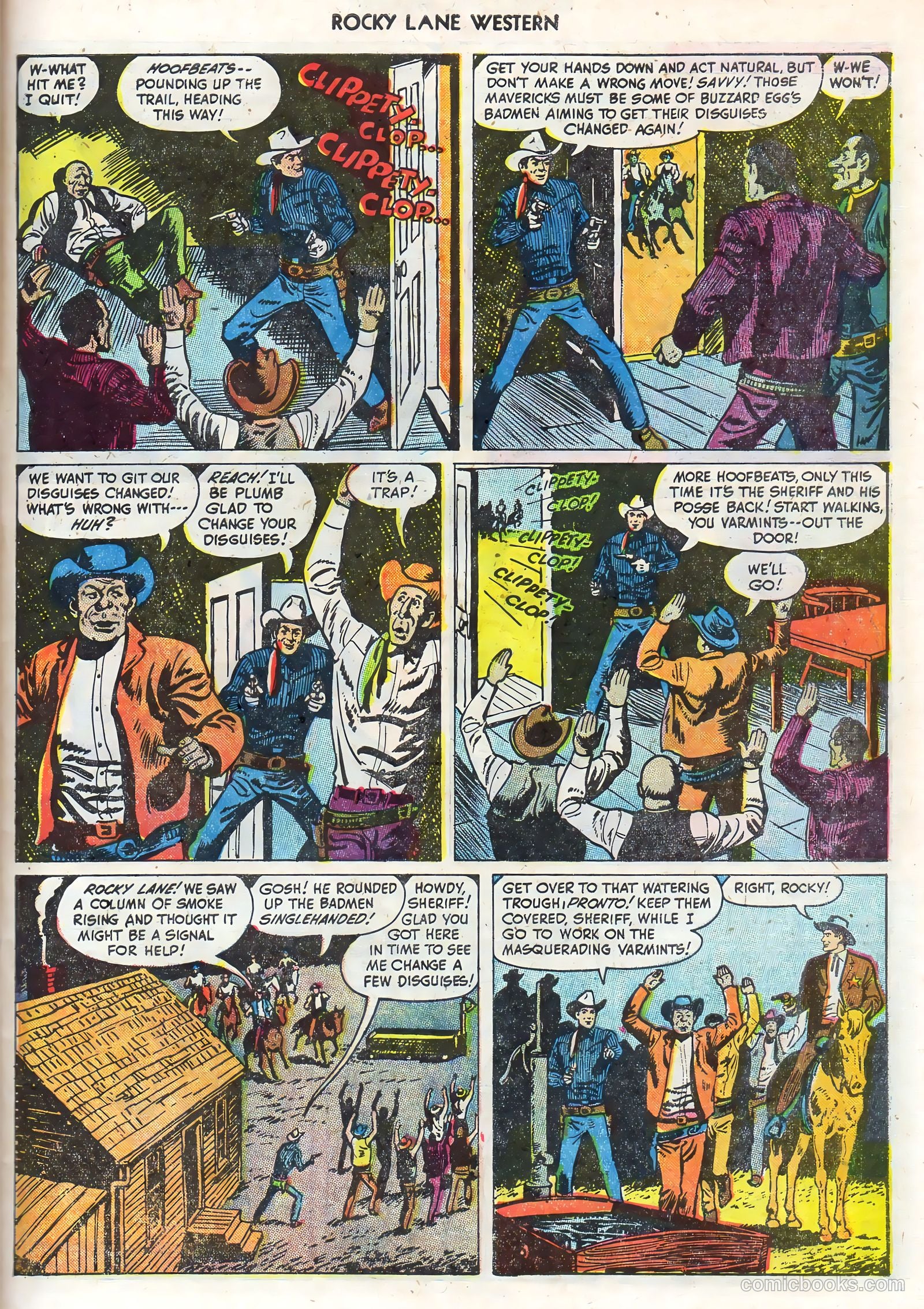 Rocky Lane Western #68 — page 27 of 36