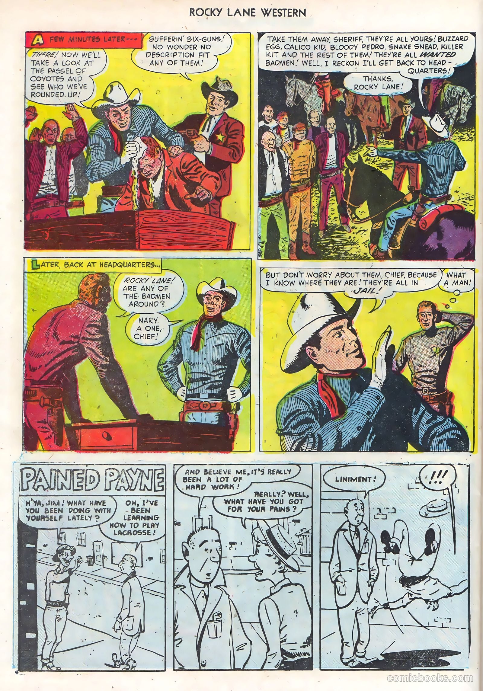 Rocky Lane Western #68 — page 28 of 36