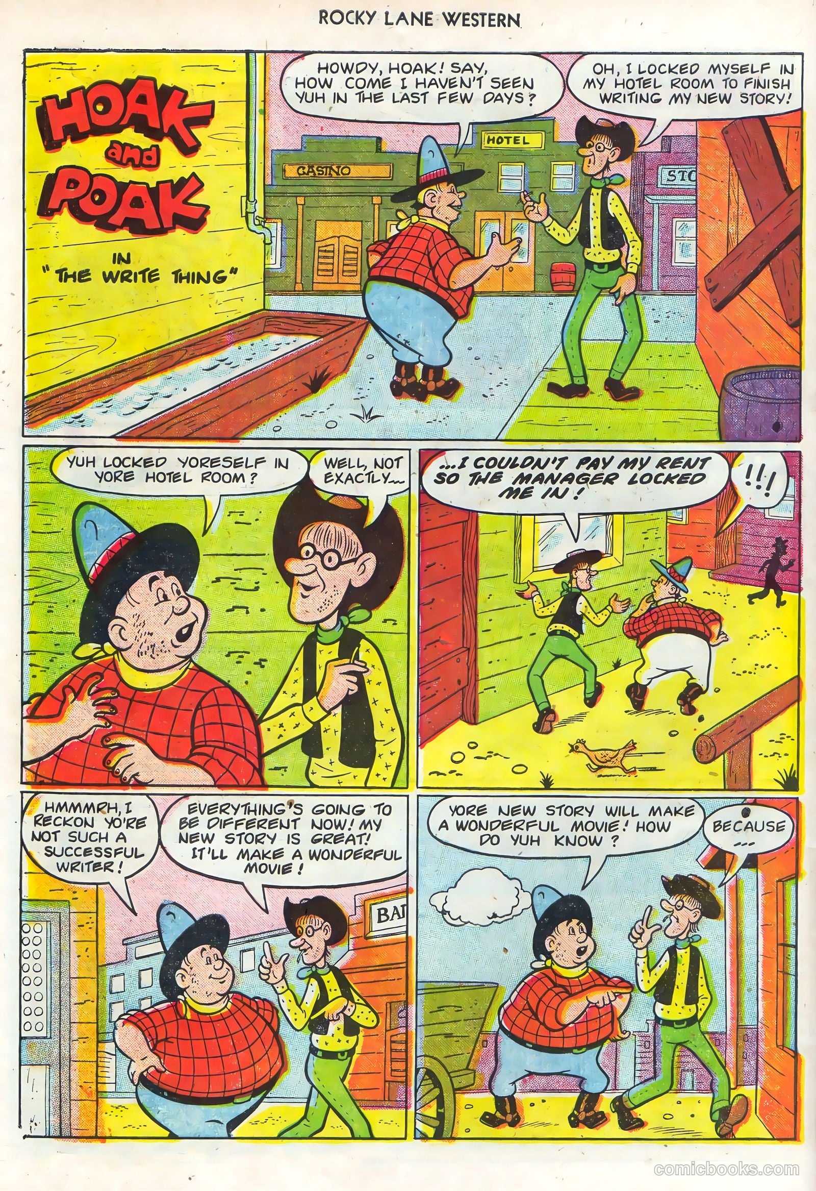 Rocky Lane Western #68 — page 30 of 36