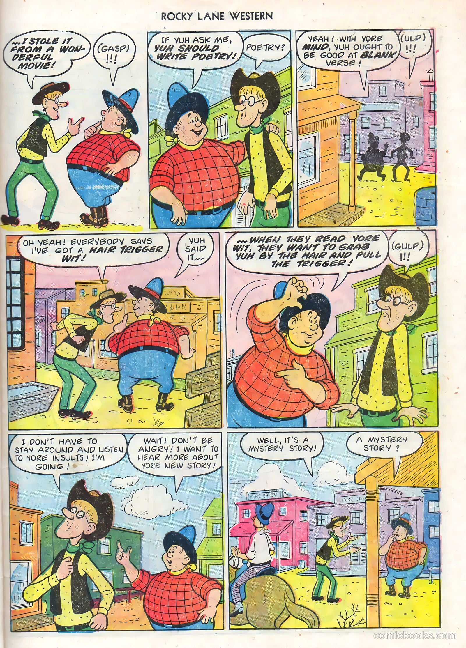 Rocky Lane Western #68 — page 31 of 36