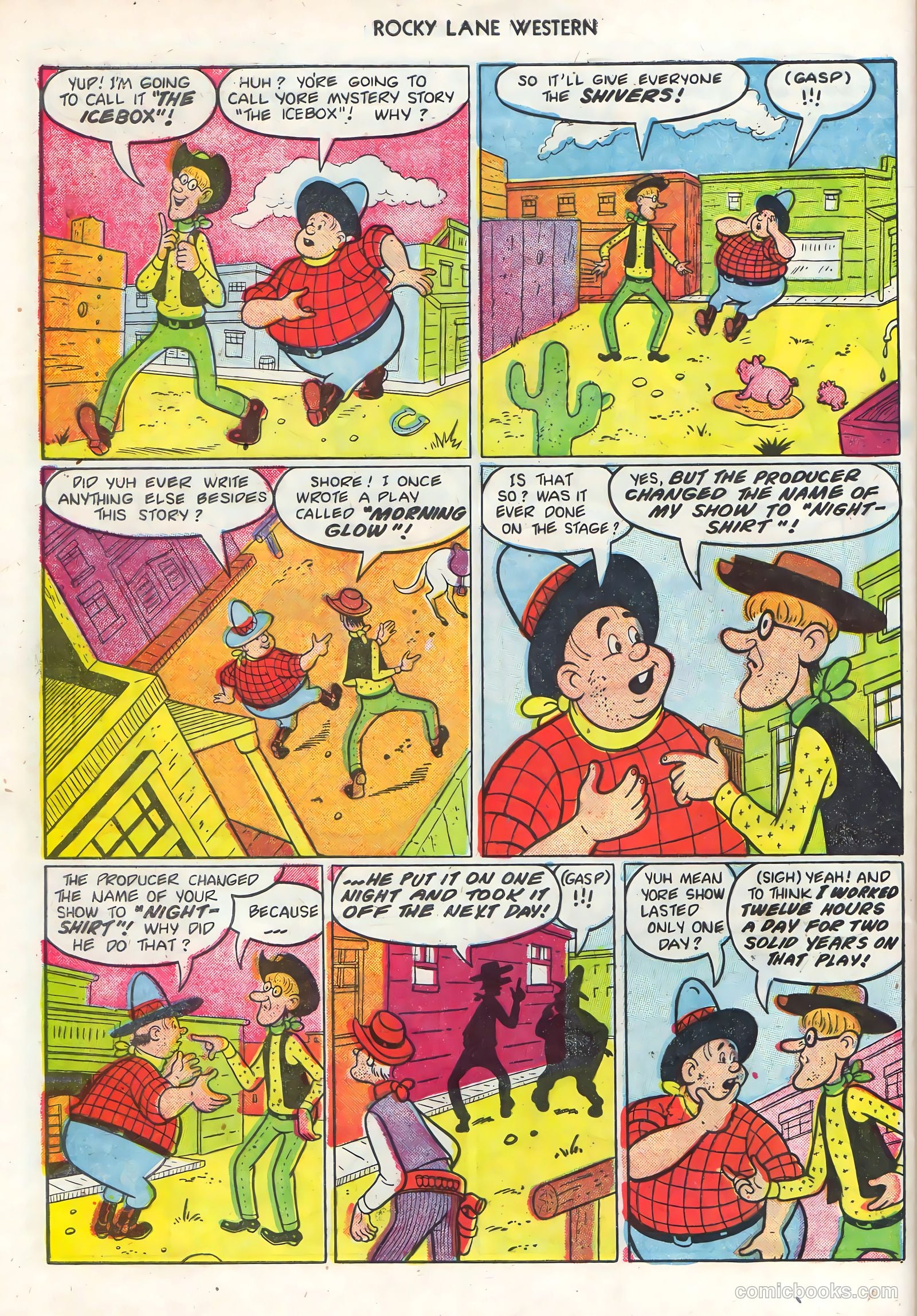 Rocky Lane Western #68 — page 32 of 36
