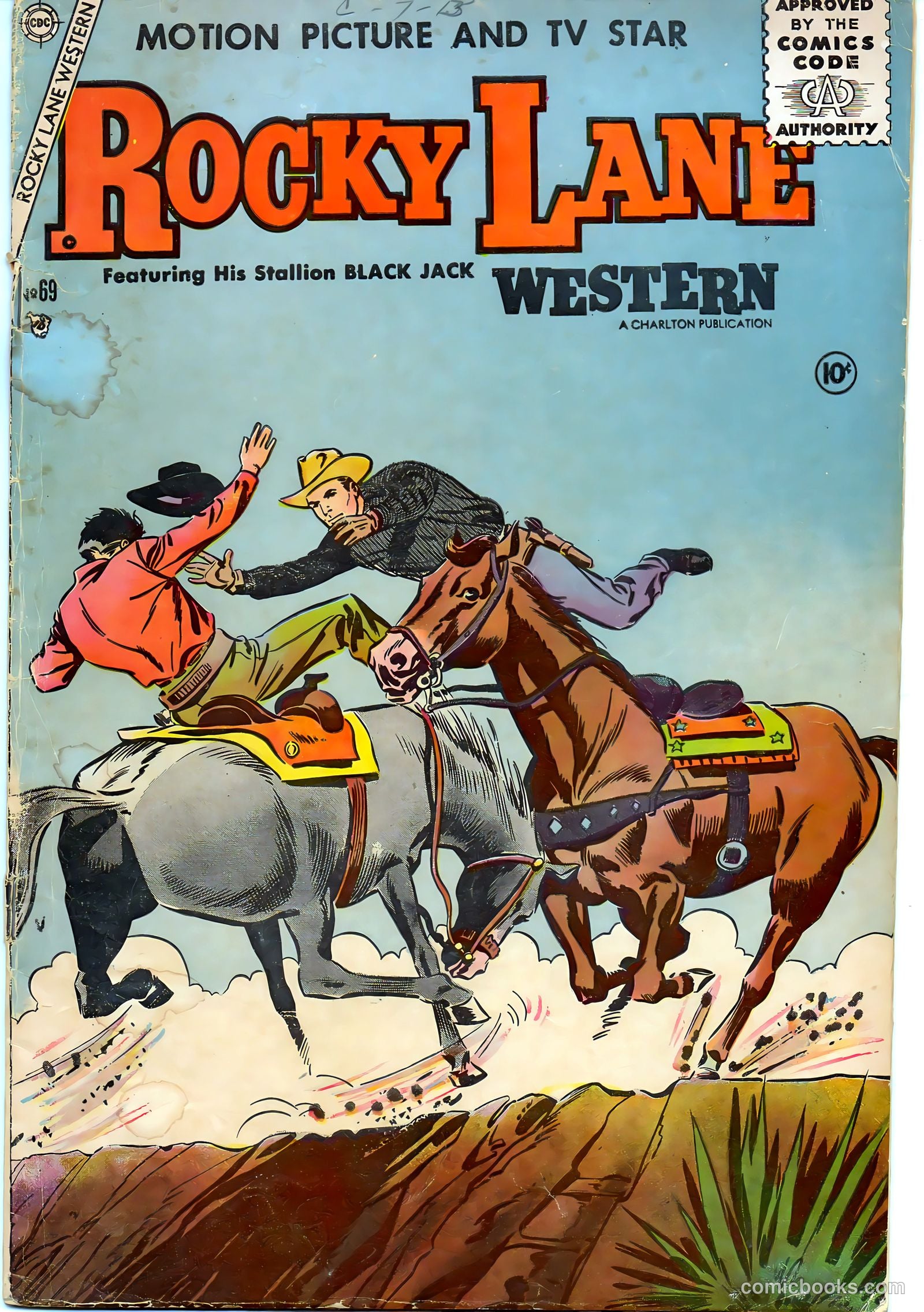 Rocky Lane Western #69 — page 1 of 36