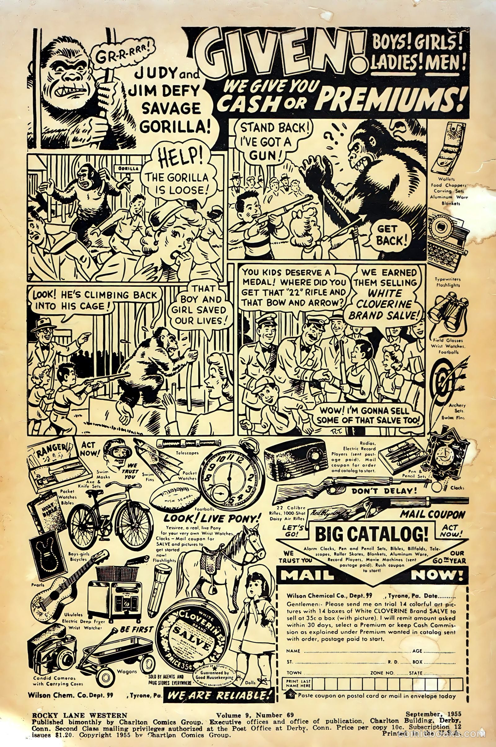 Rocky Lane Western #69 — page 2 of 36