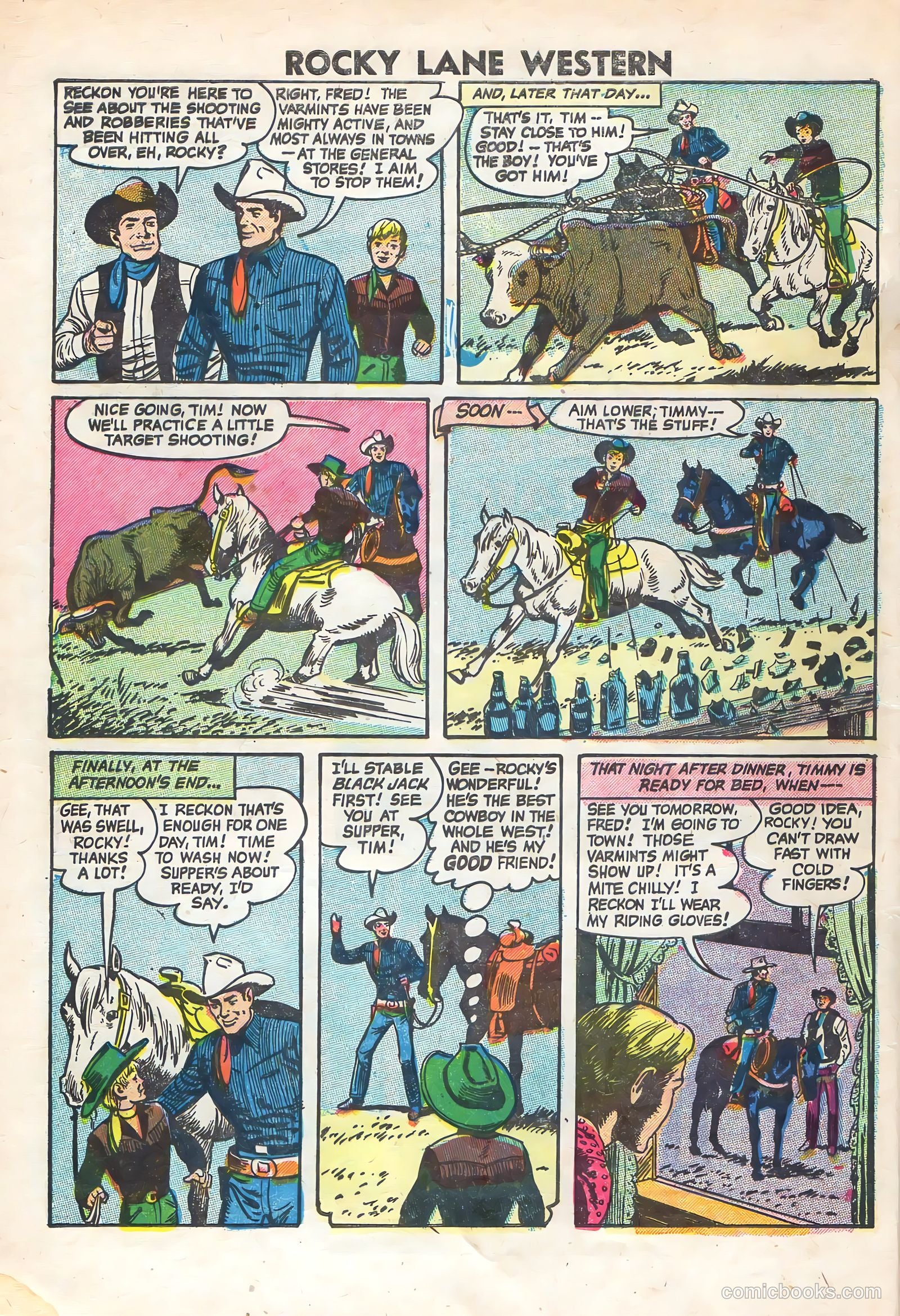 Rocky Lane Western #69 — page 4 of 36