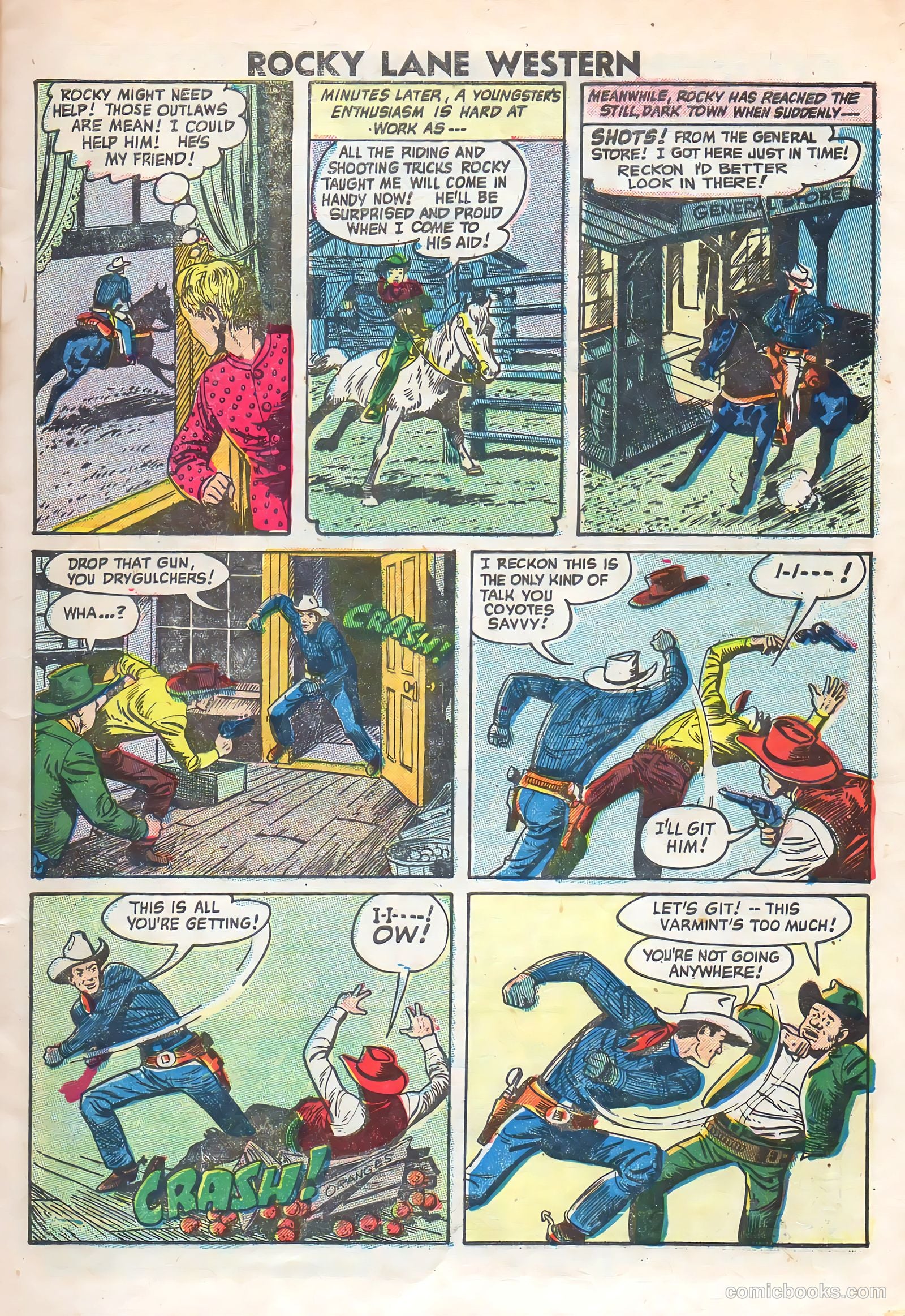 Rocky Lane Western #69 — page 5 of 36