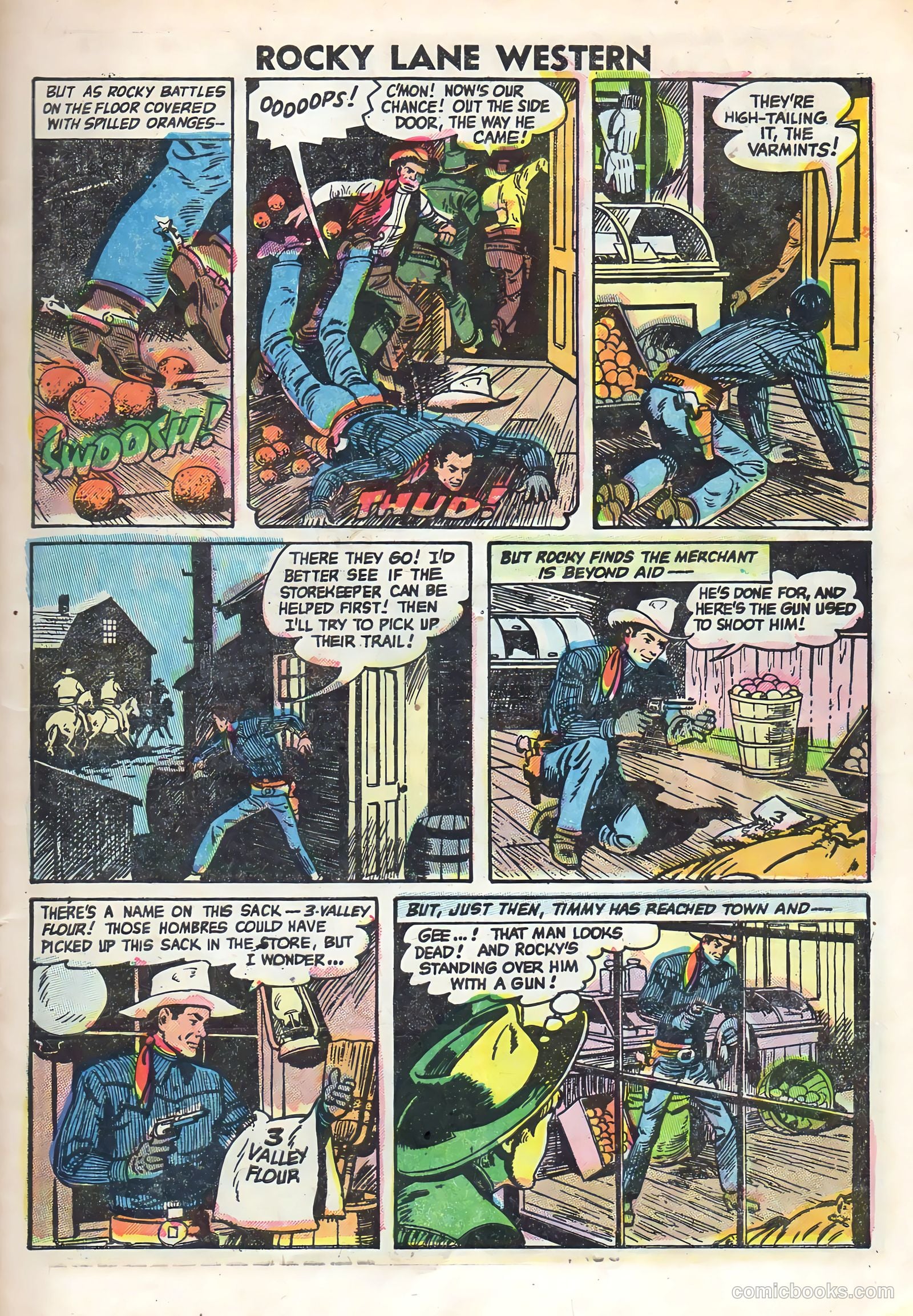 Rocky Lane Western #69 — page 7 of 36