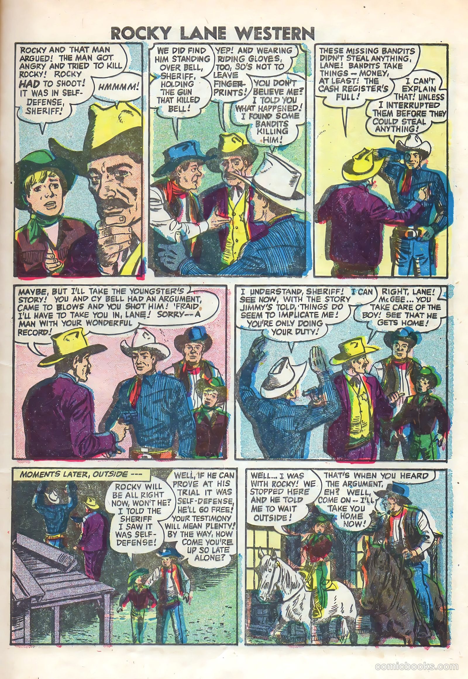 Rocky Lane Western #69 — page 9 of 36